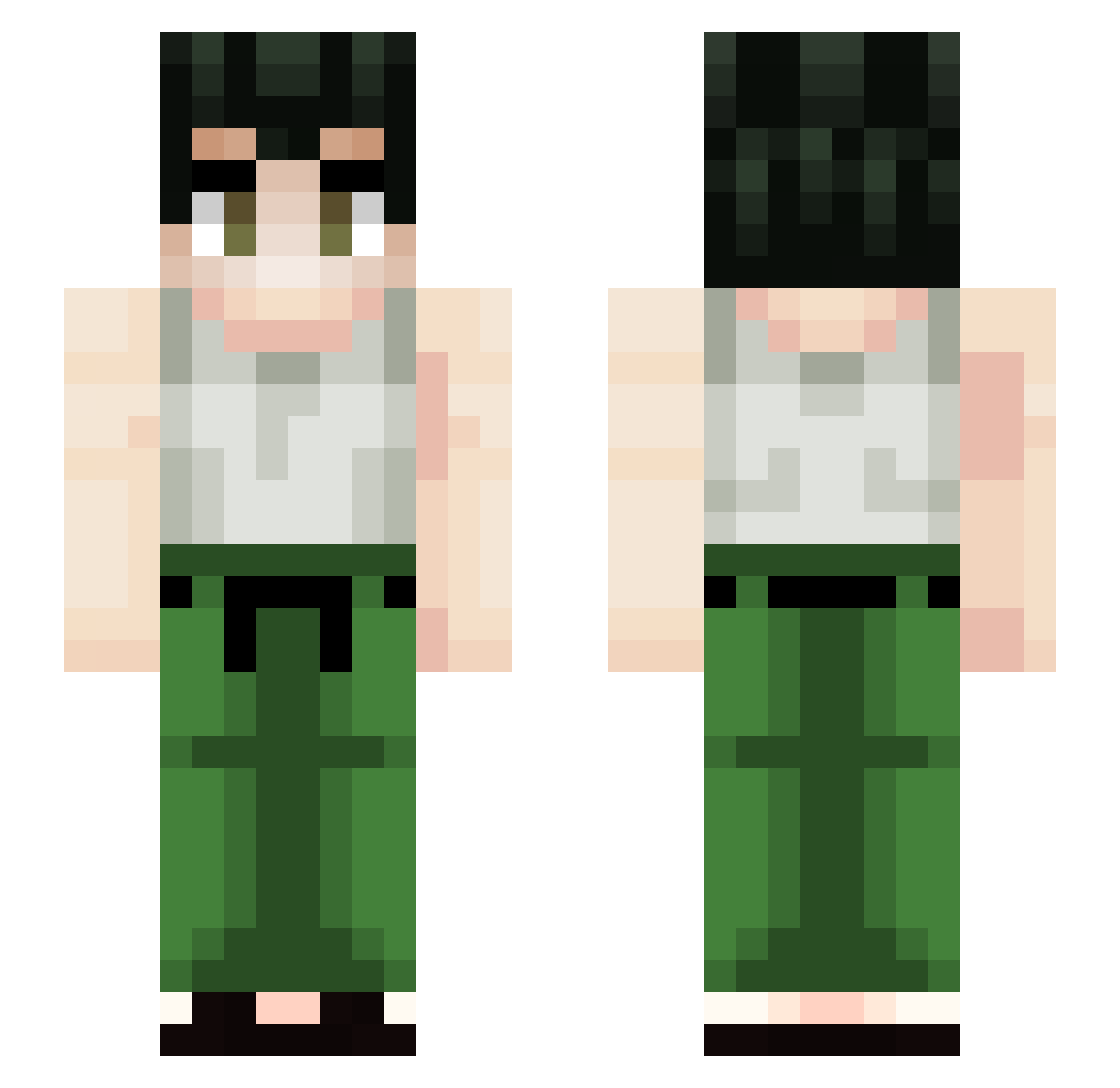 deyven_ Minecraft skin, front and back view