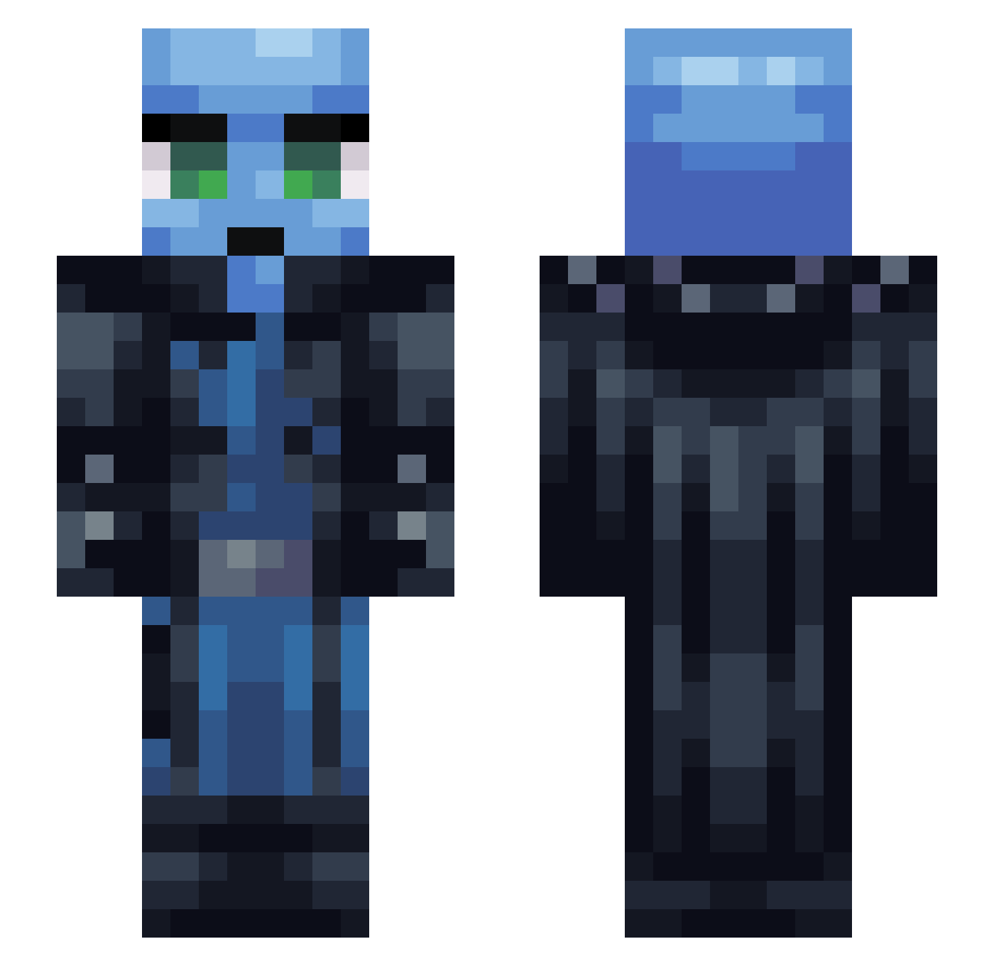 D0ffy___ Minecraft skin, front and back view