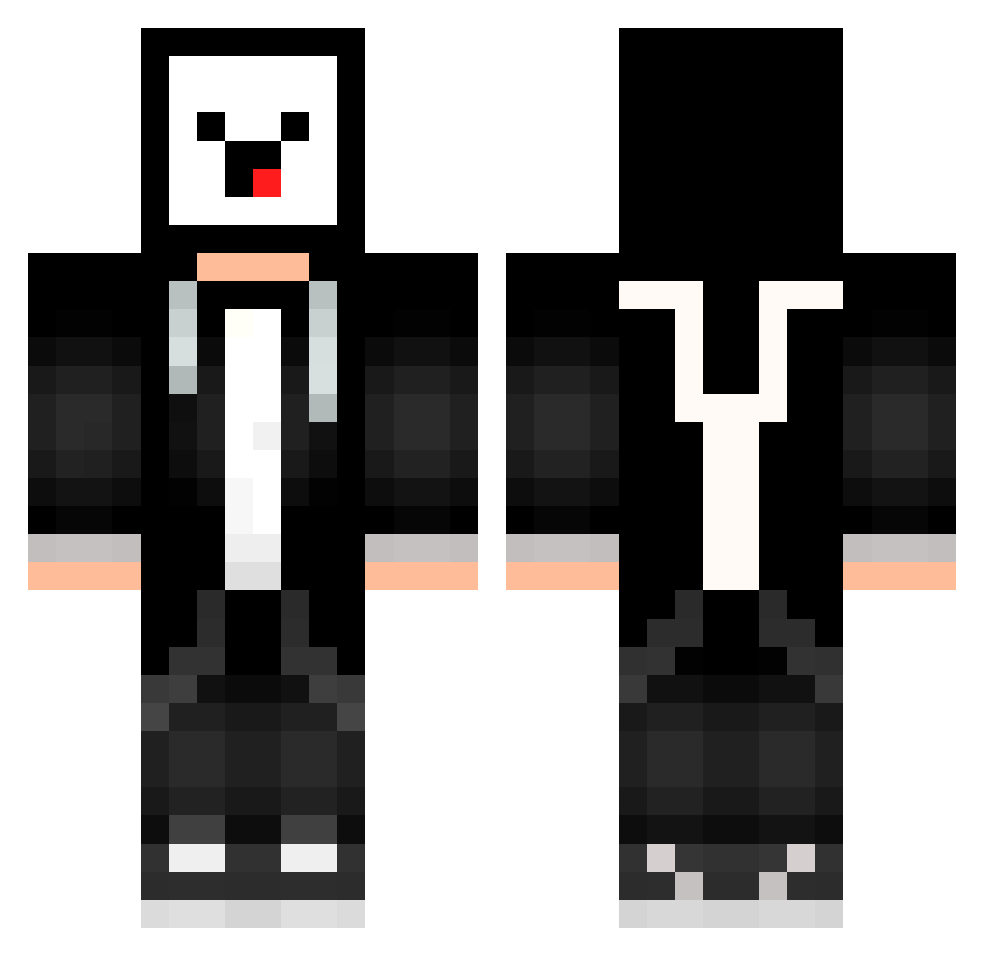 Mr_MM Minecraft skin, front and back view