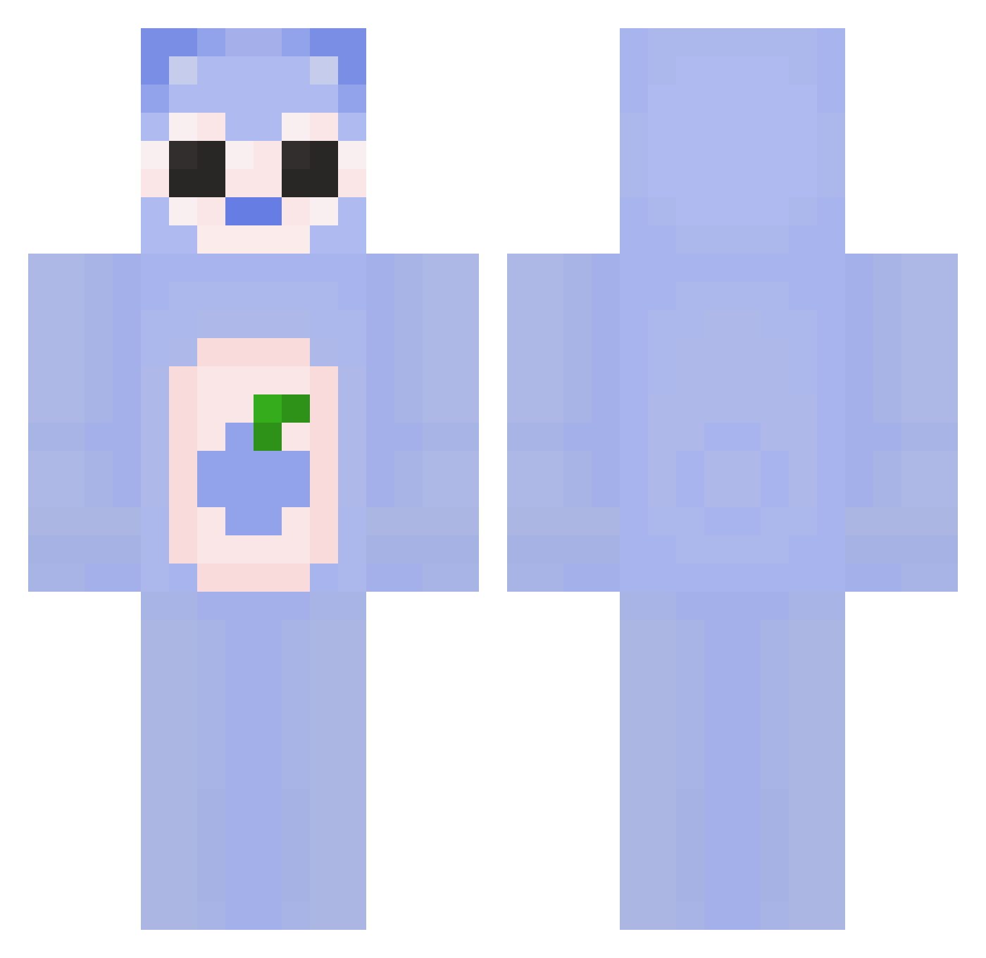 ihsan2014 Minecraft skin, front and back view