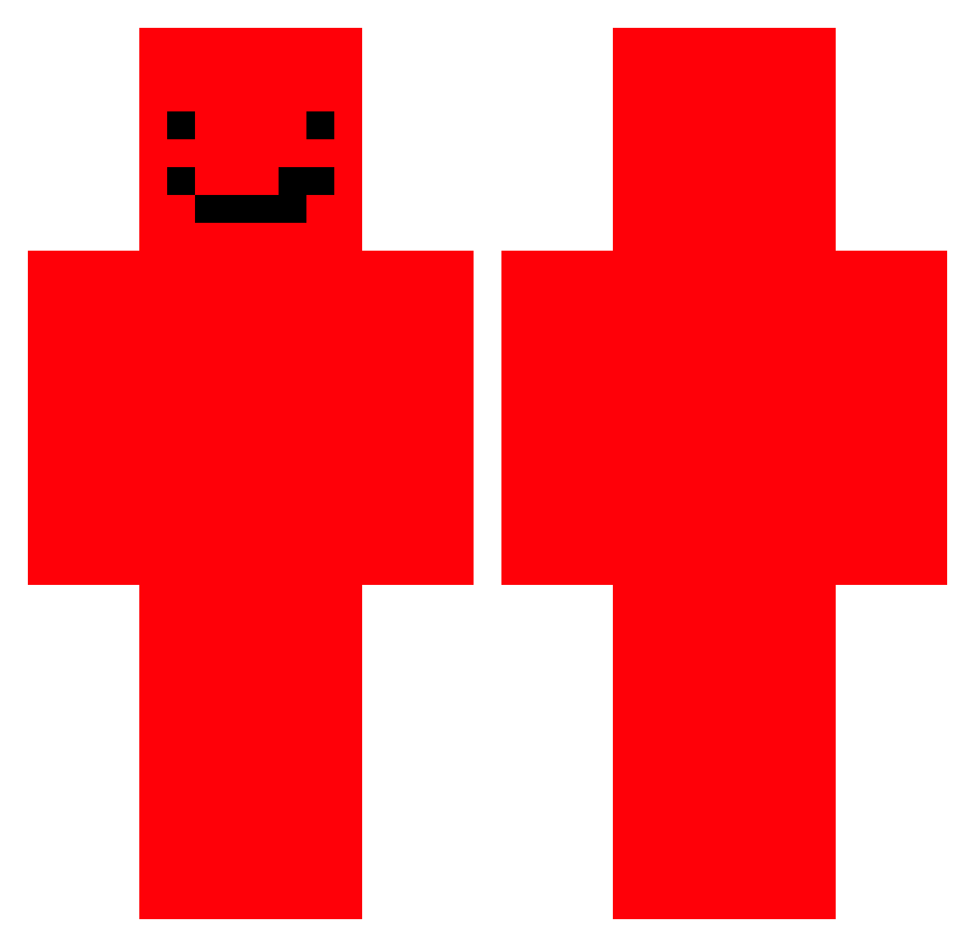 cinna2 Minecraft skin, front and back view