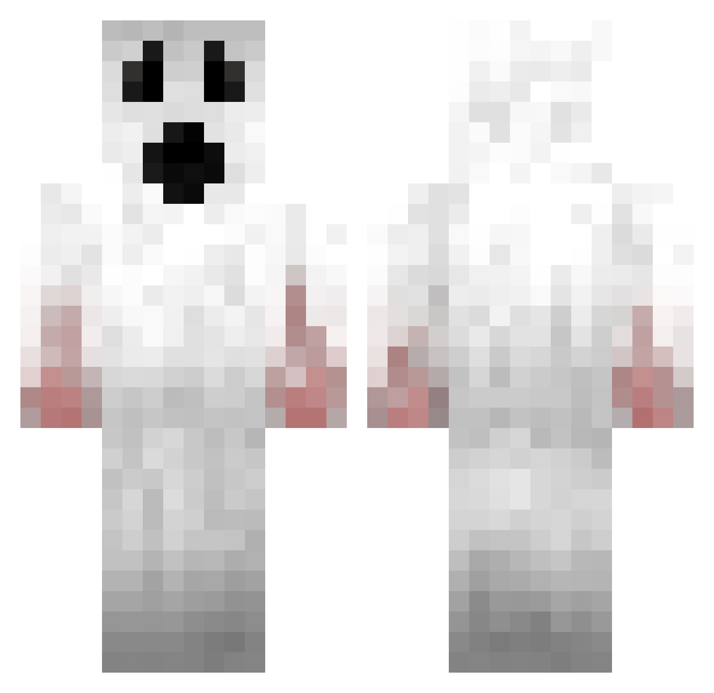 KxsKiwi Minecraft skin, front and back view