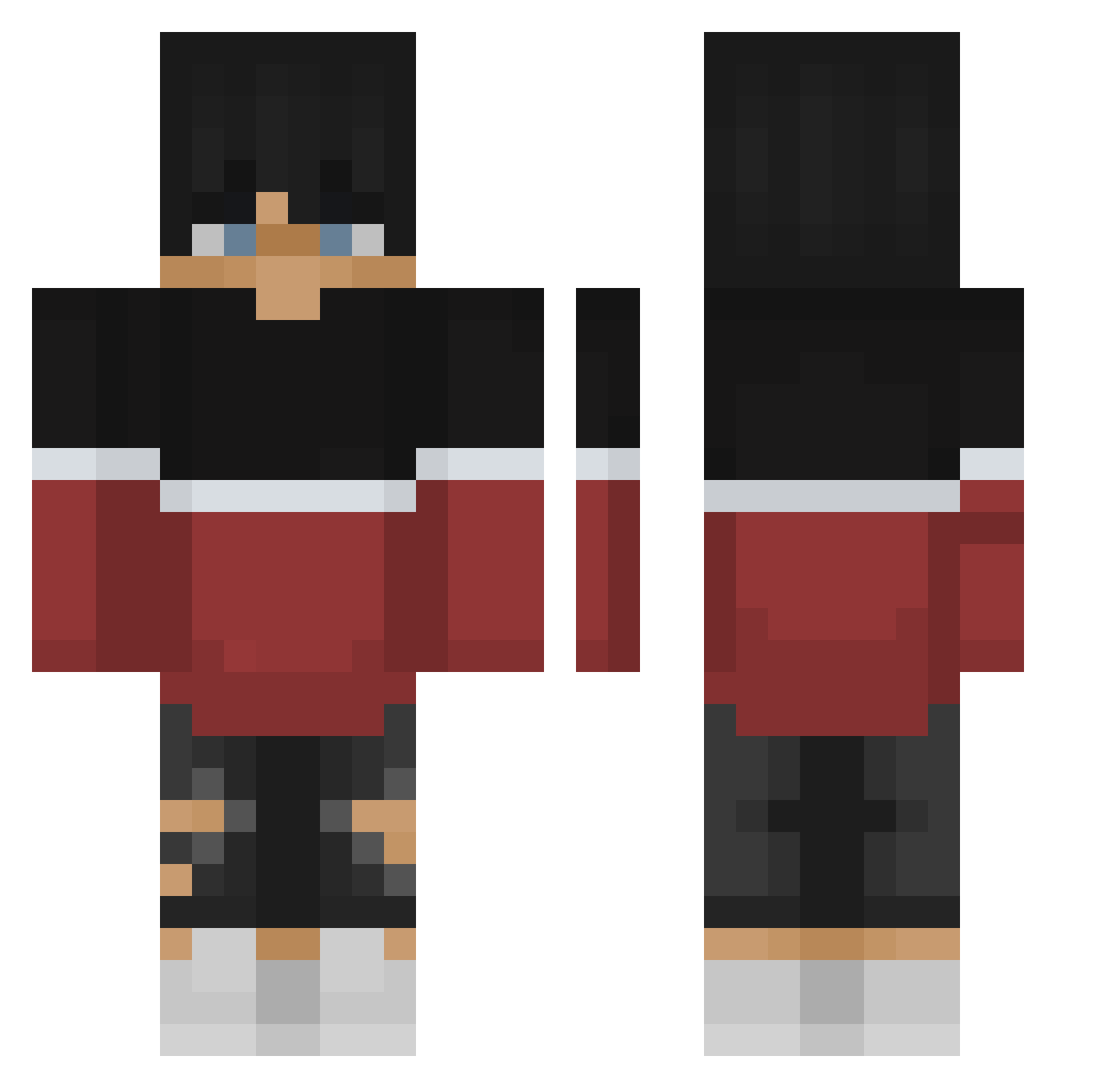 Ragnar__23 Minecraft skin, front and back view