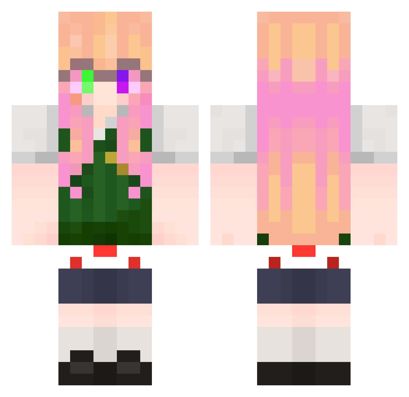 Shandinnn_ Minecraft skin, front and back view