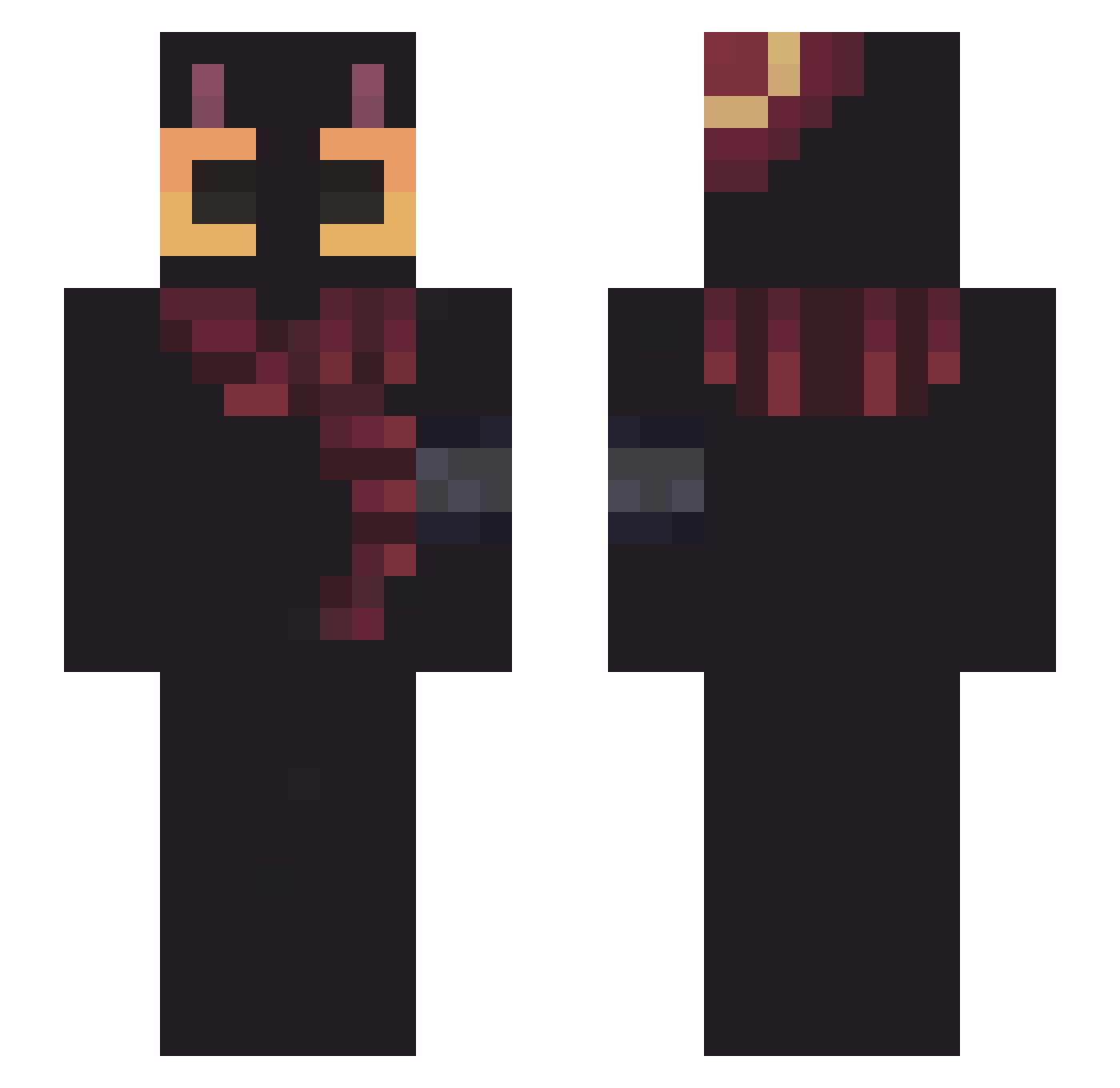 gad0stb69 Minecraft skin, front and back view