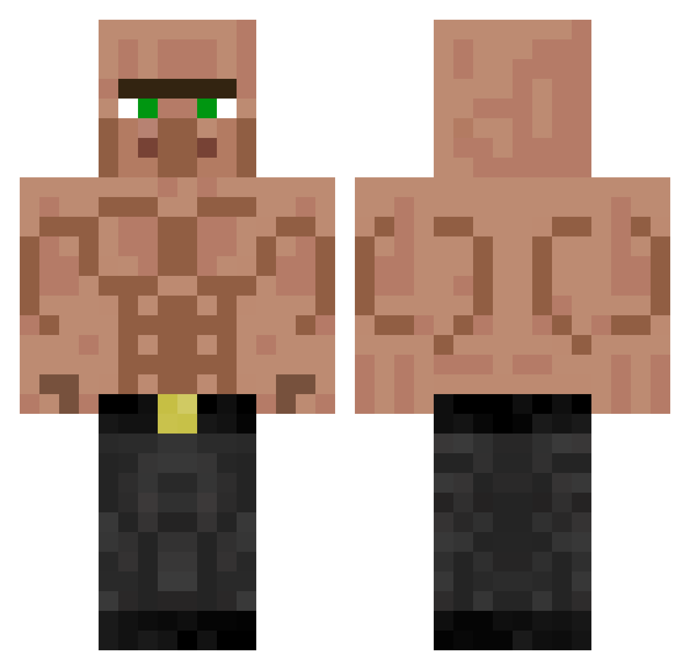 SeongHyeonKwon Minecraft skin, front and back view