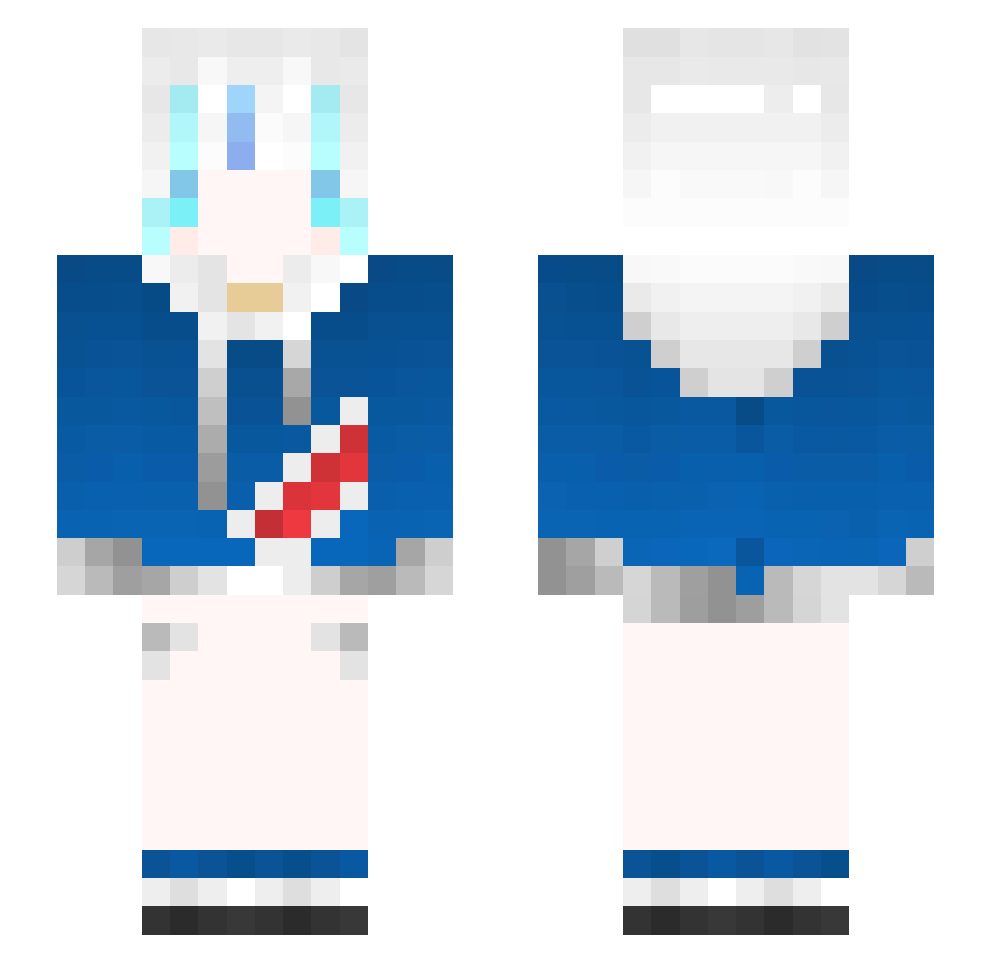 james_slowgrass Minecraft skin, front and back view