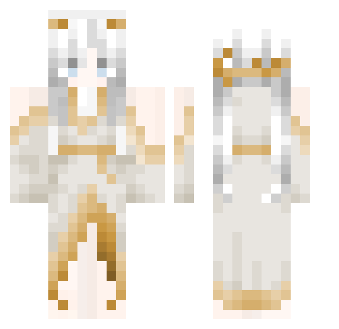 aydogduali Minecraft skin, front and back view