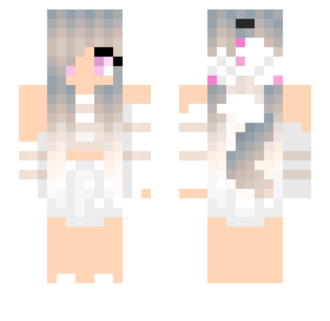 rigger83 Minecraft skin, front and back view