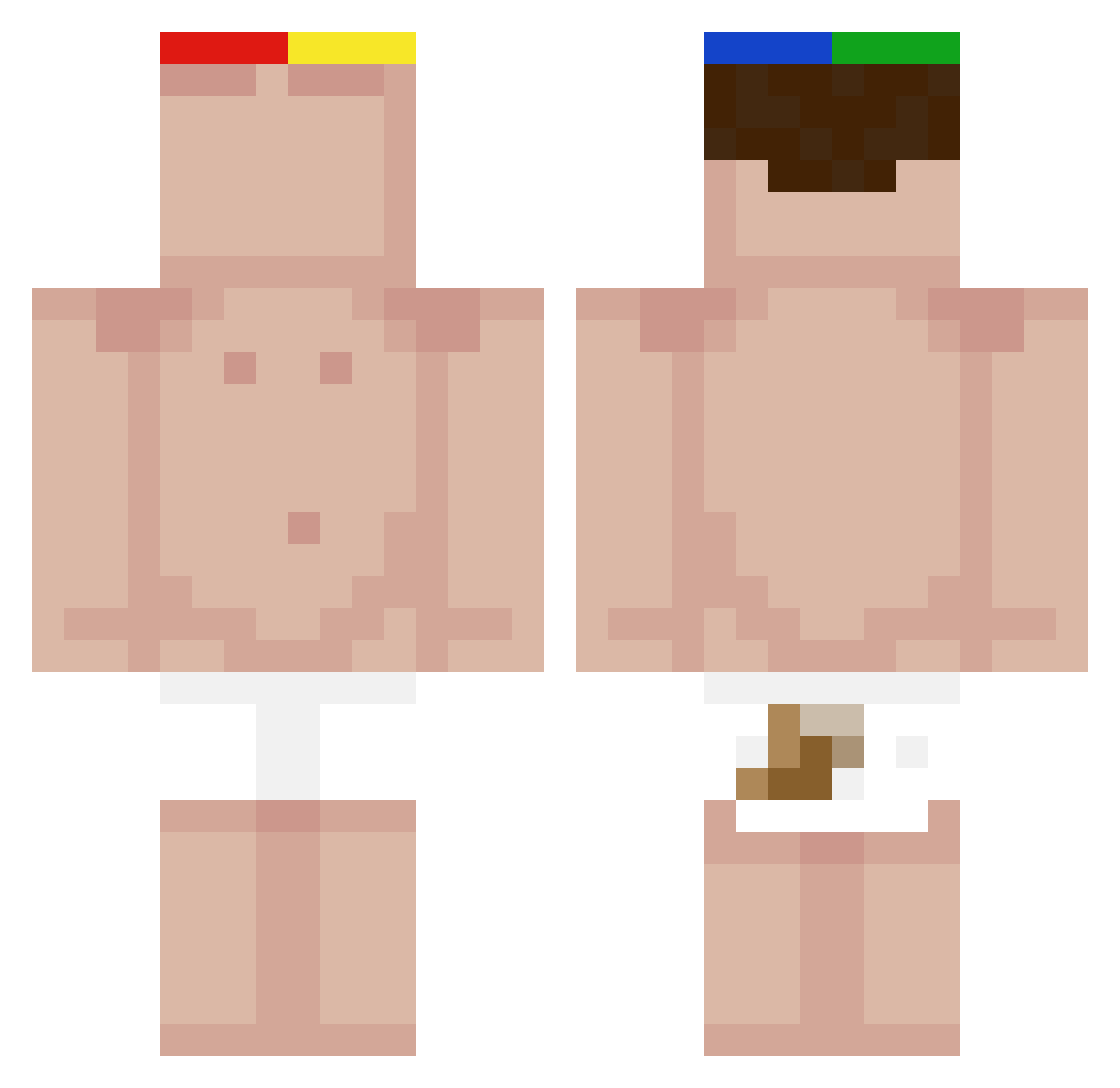 youhojun09 Minecraft skin, front and back view