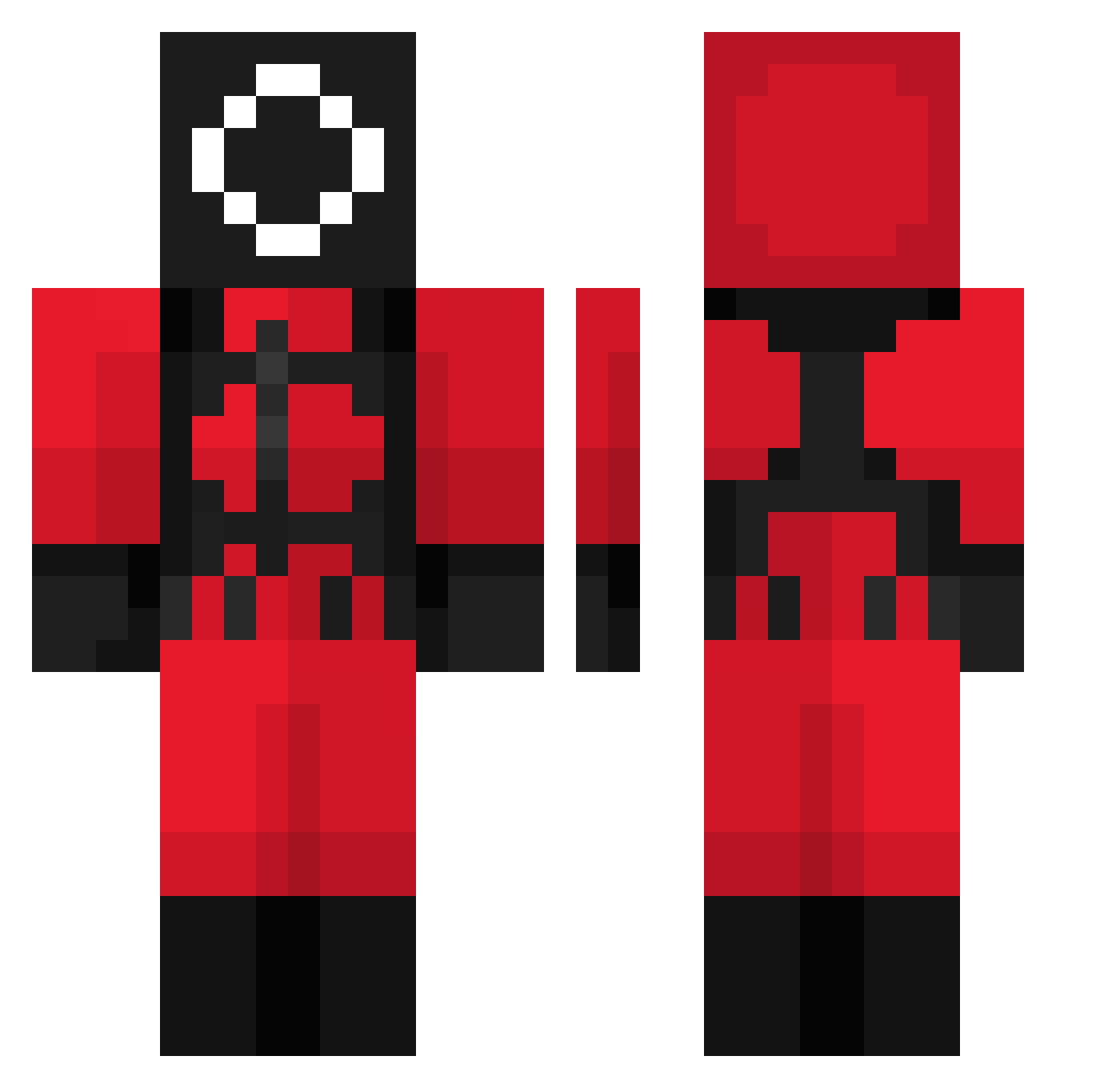 pa3ryk_ Minecraft skin, front and back view
