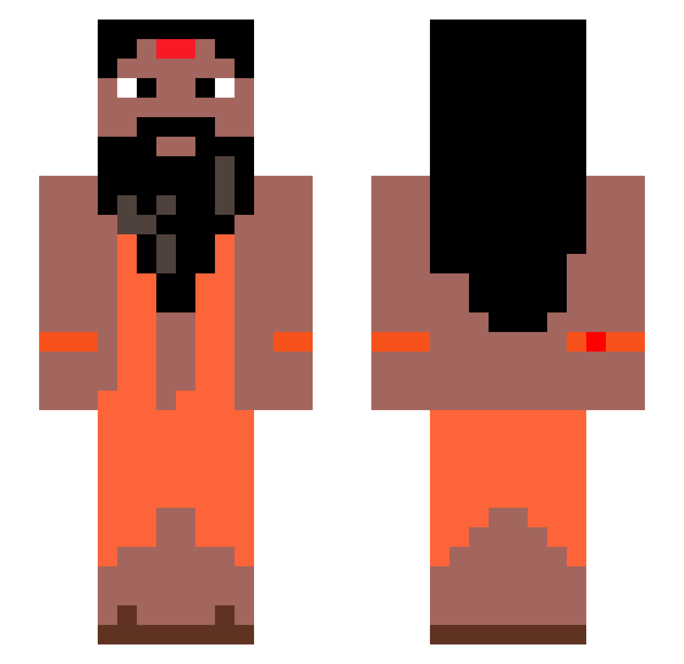c_ronaldo12 Minecraft skin, front and back view