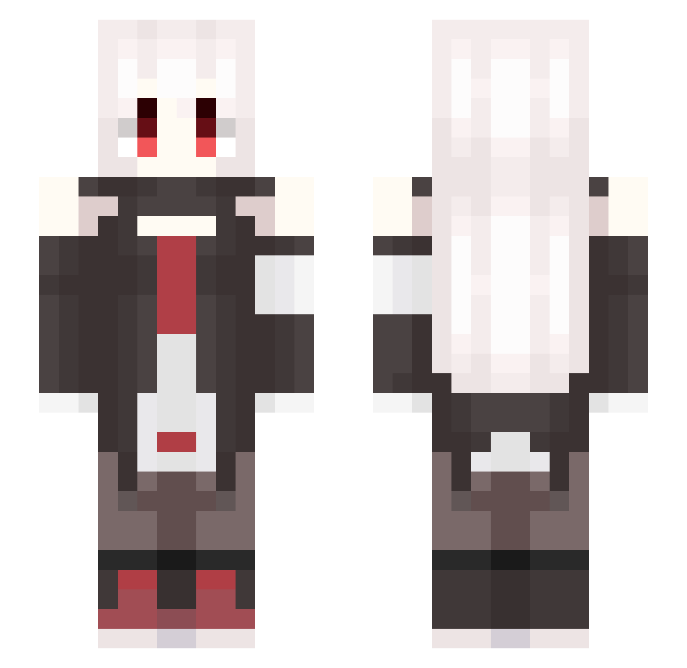 SuperPredator420 Minecraft skin, front and back view