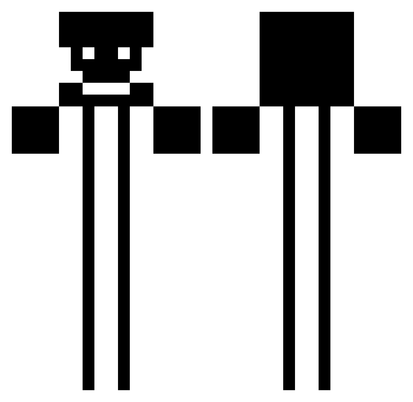 SAVAGE07709 Minecraft skin, front and back view