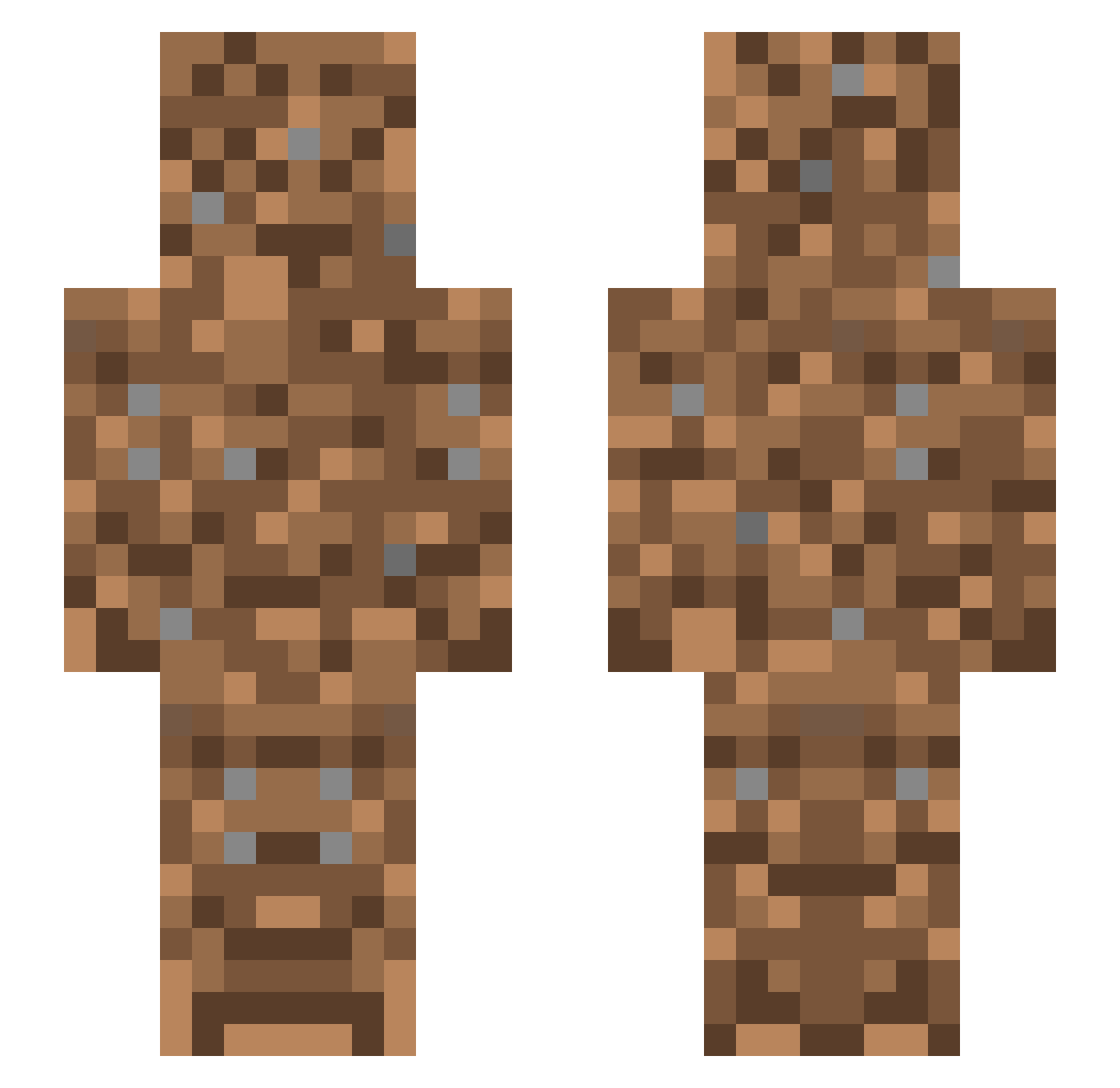 vrick_ Minecraft skin, front and back view