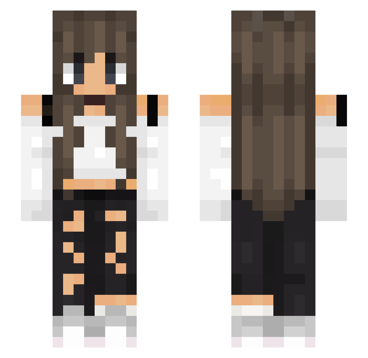 Minimus0_0 Minecraft skin, front and back view