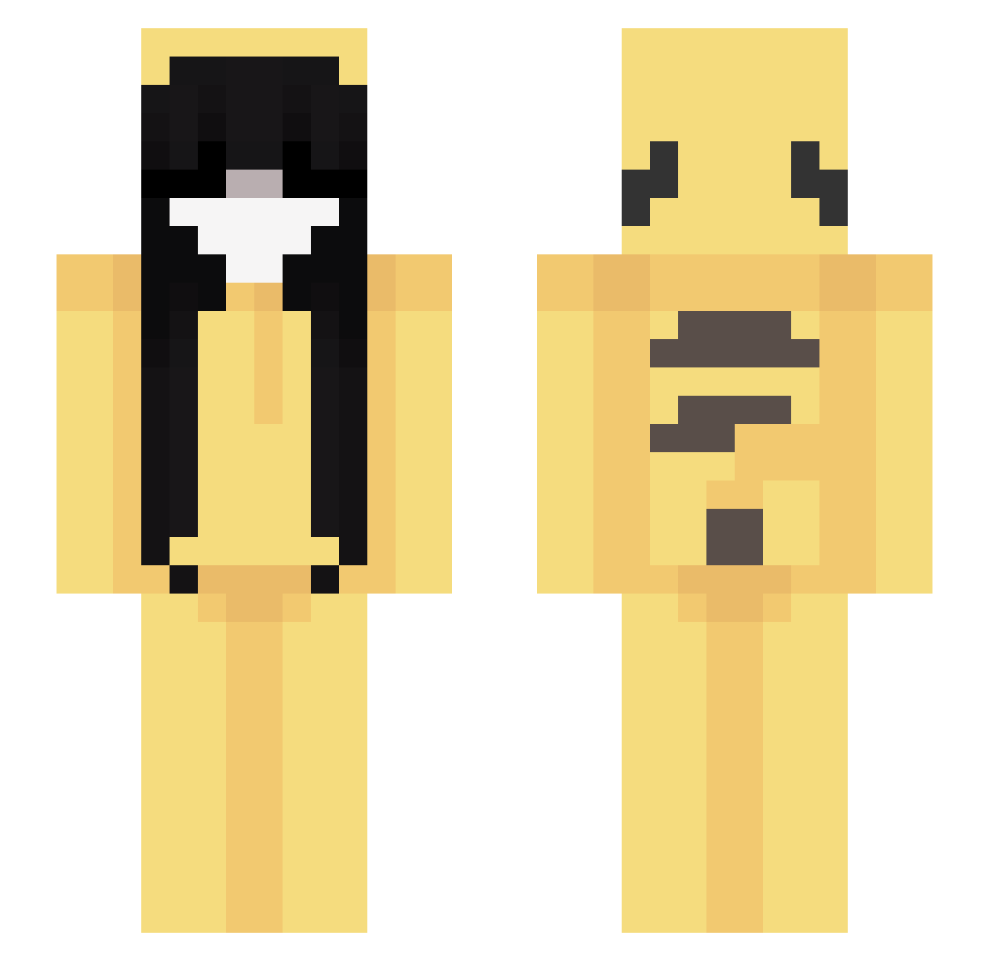 JESSEJRIZZLER Minecraft skin, front and back view