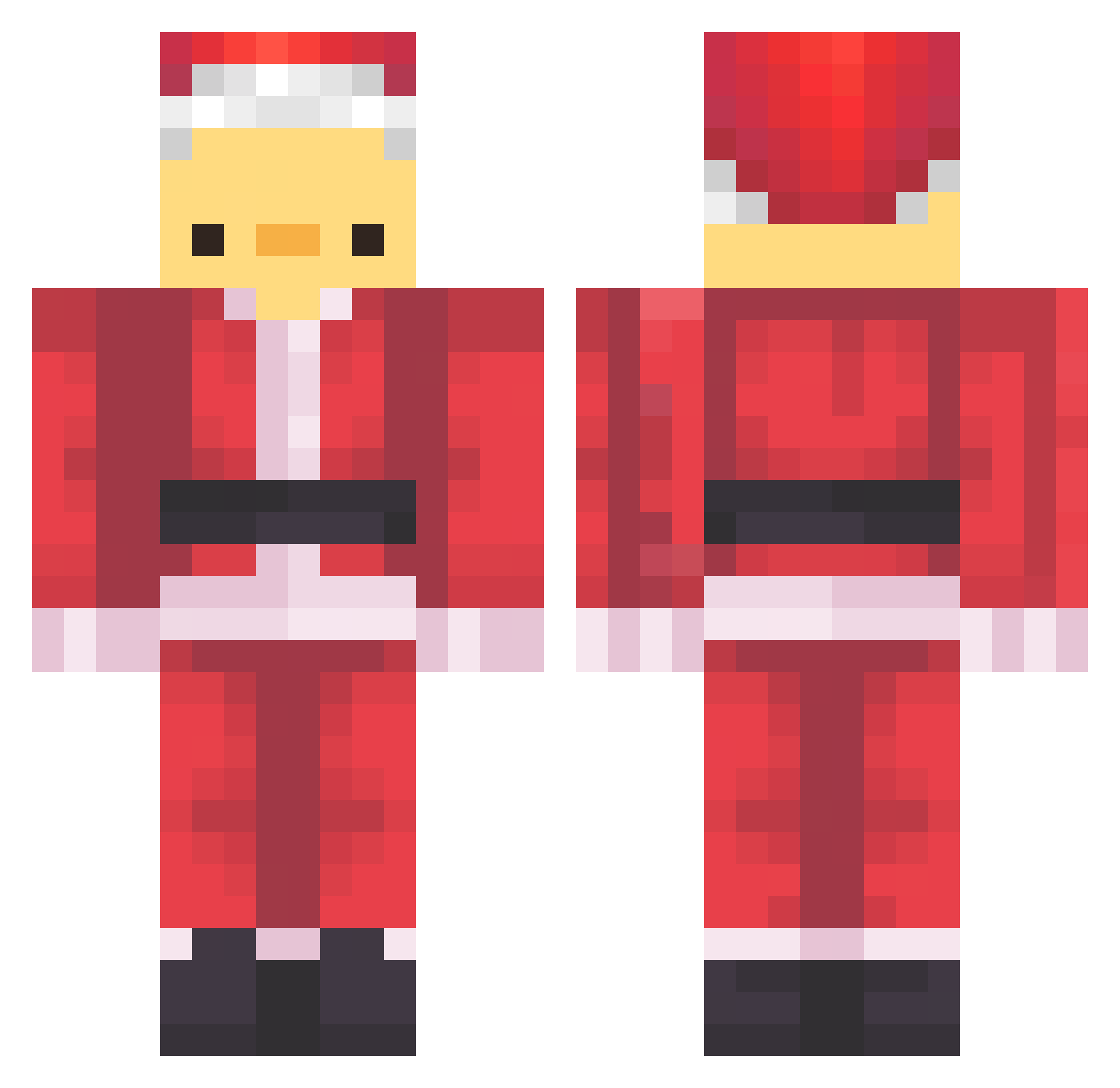 Top0ne Minecraft skin, front and back view