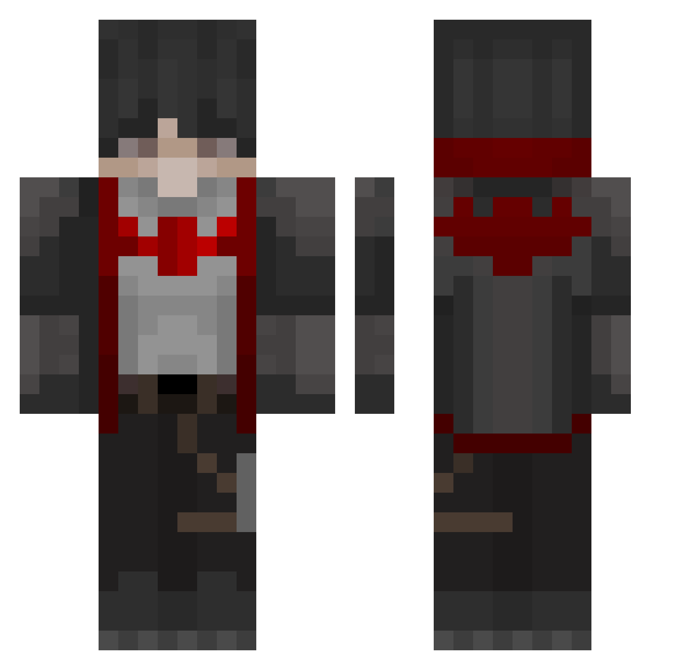 MinhDucDz_VN Minecraft skin, front and back view