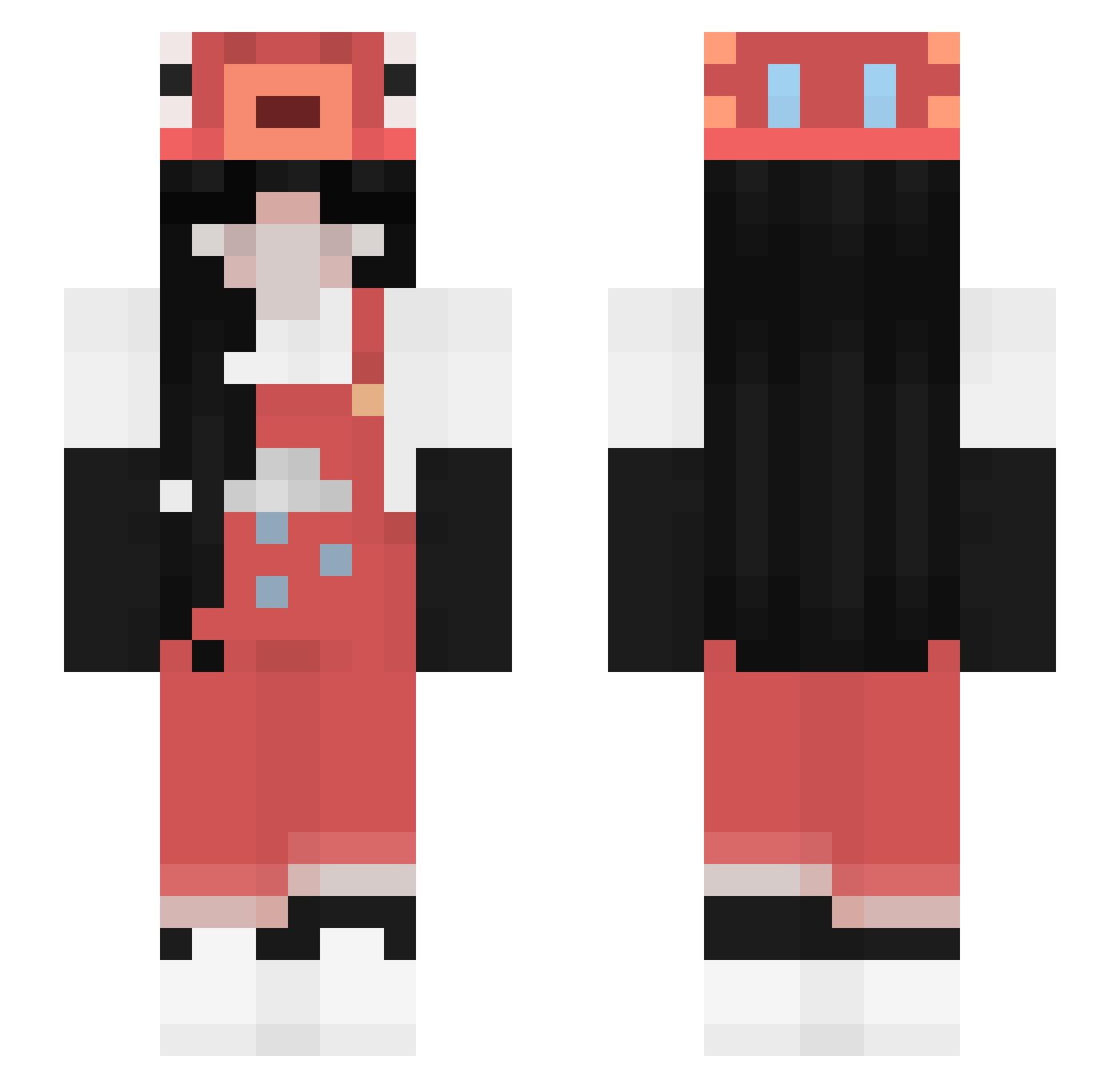 aoi_oi0 Minecraft skin, front and back view