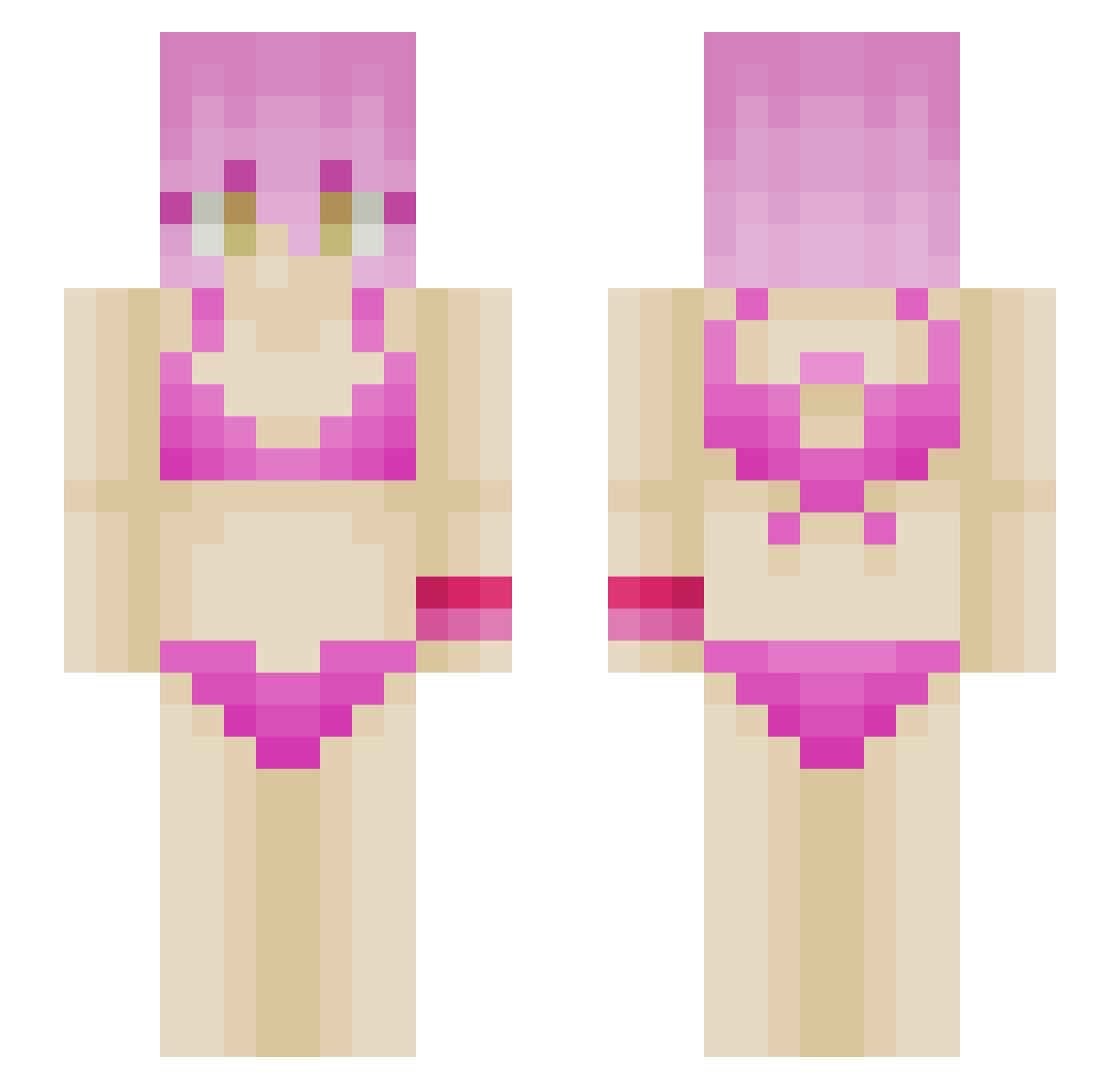 grenfir9 Minecraft skin, front and back view
