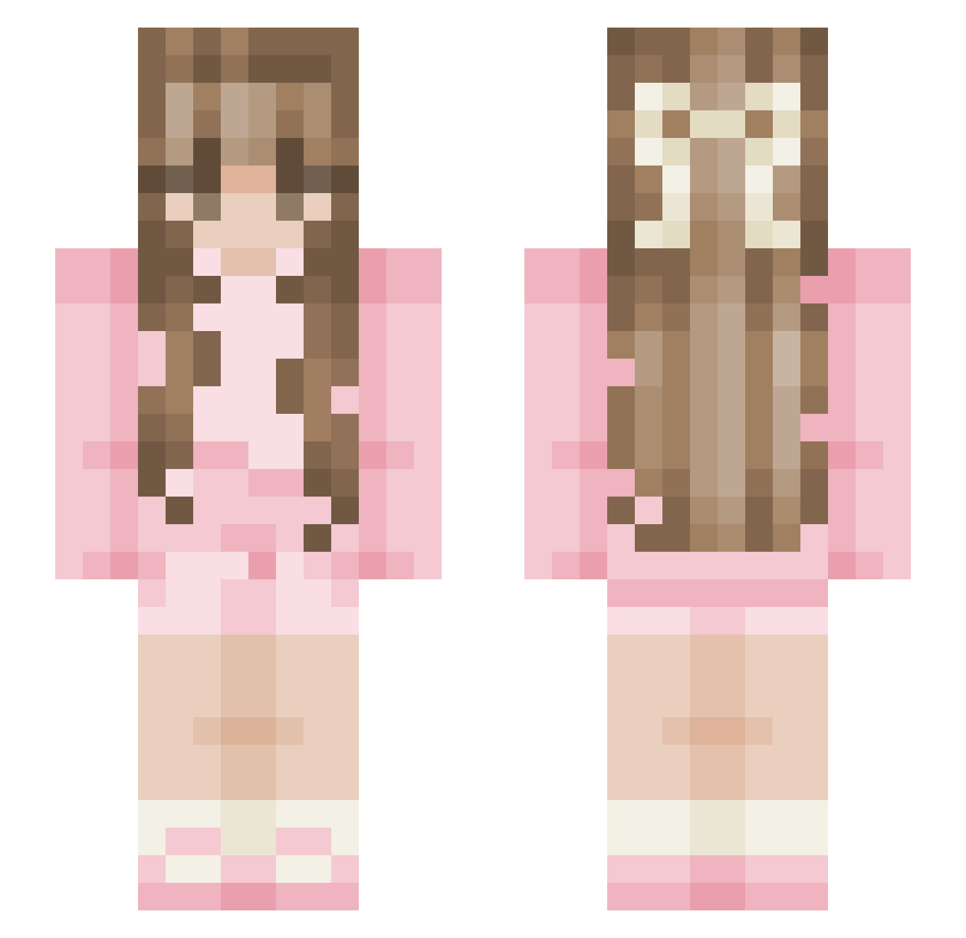 sofiamac22 Minecraft skin, front and back view
