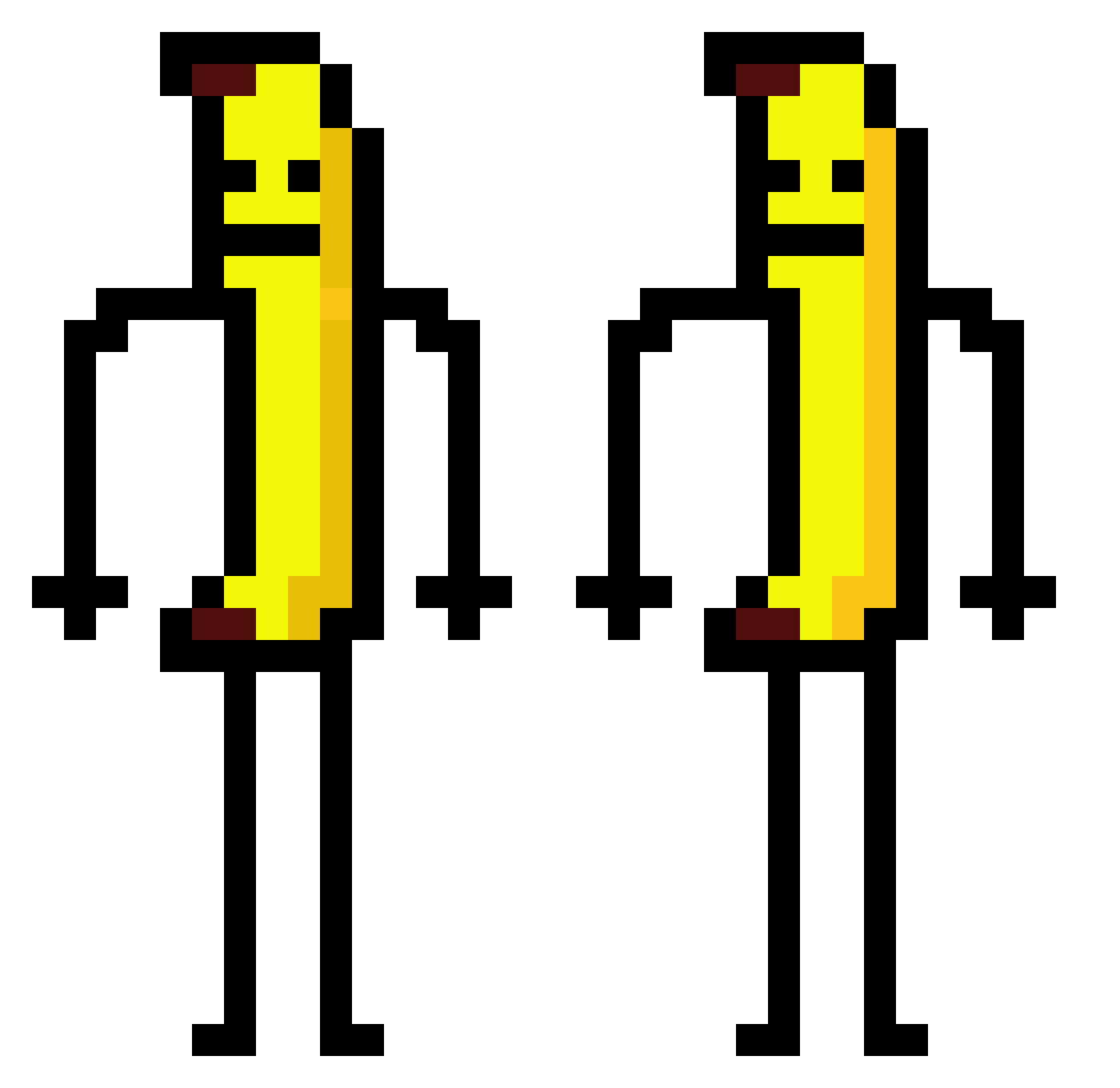 Prutsaert Minecraft skin, front and back view