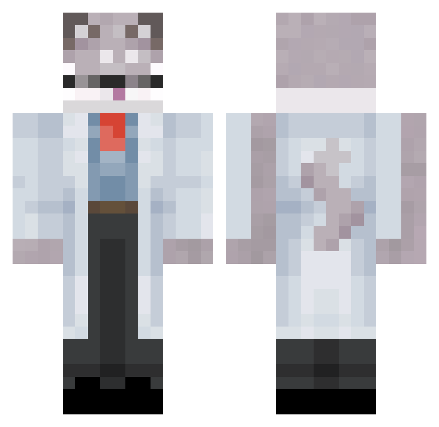zyzikmazyzik1234 Minecraft skin, front and back view