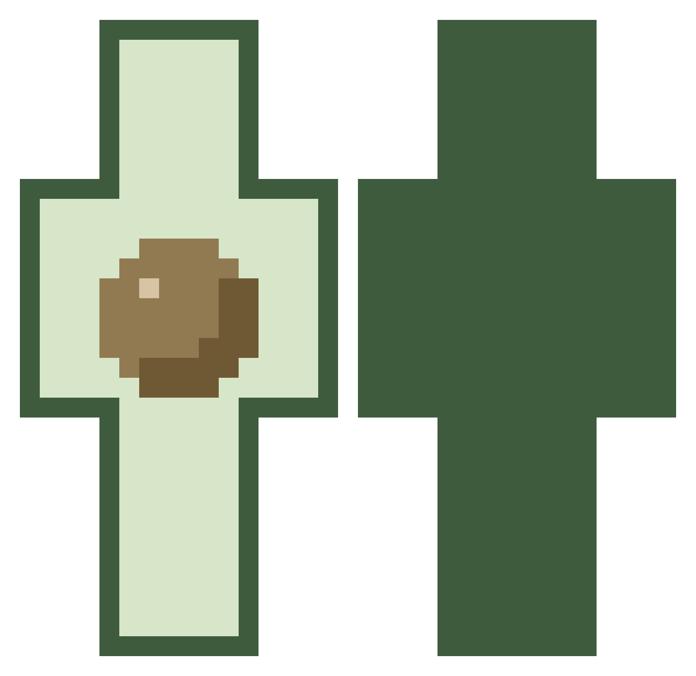 pepiXD Minecraft skin, front and back view