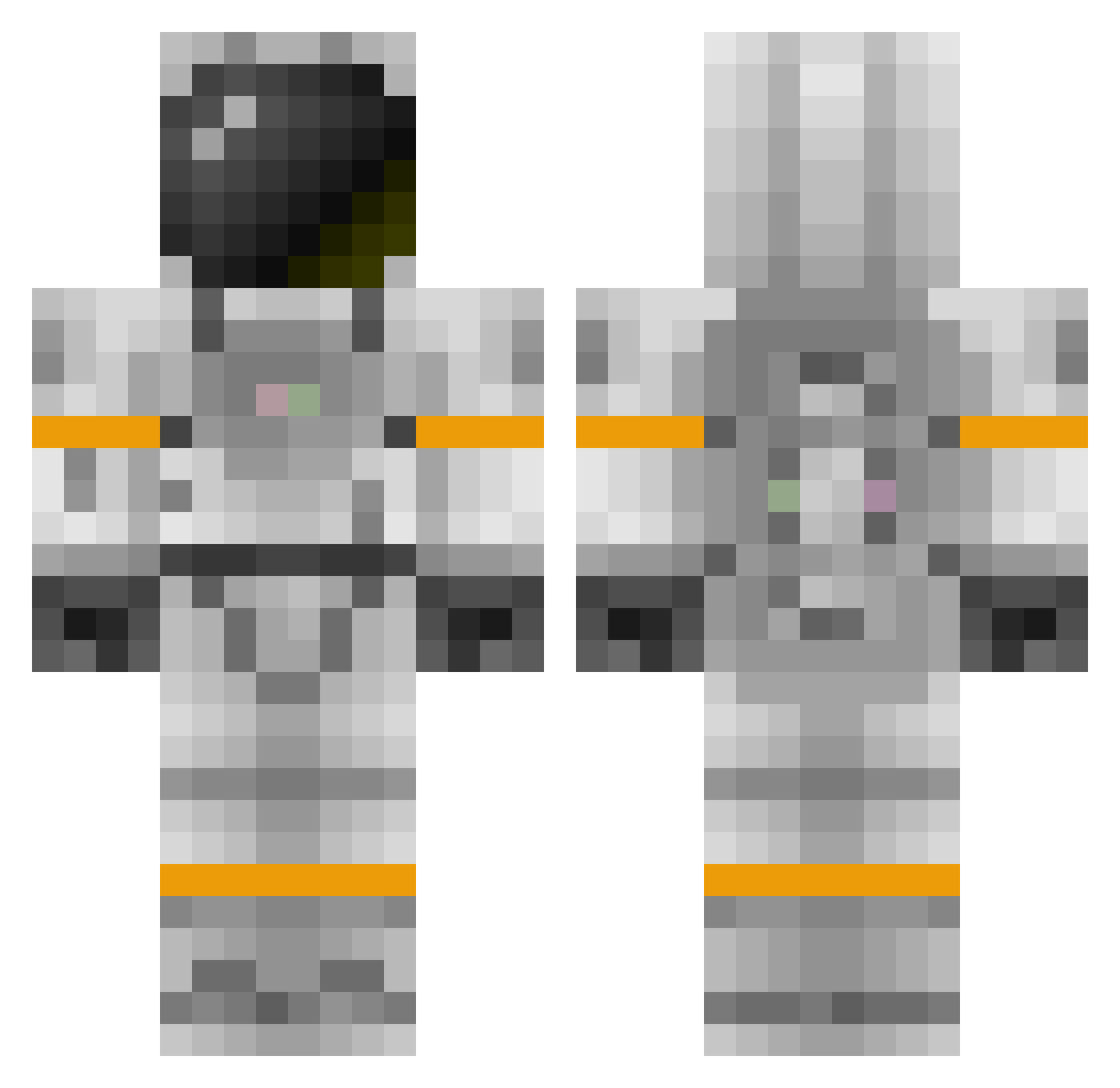 sHOTdog18 Minecraft skin, front and back view