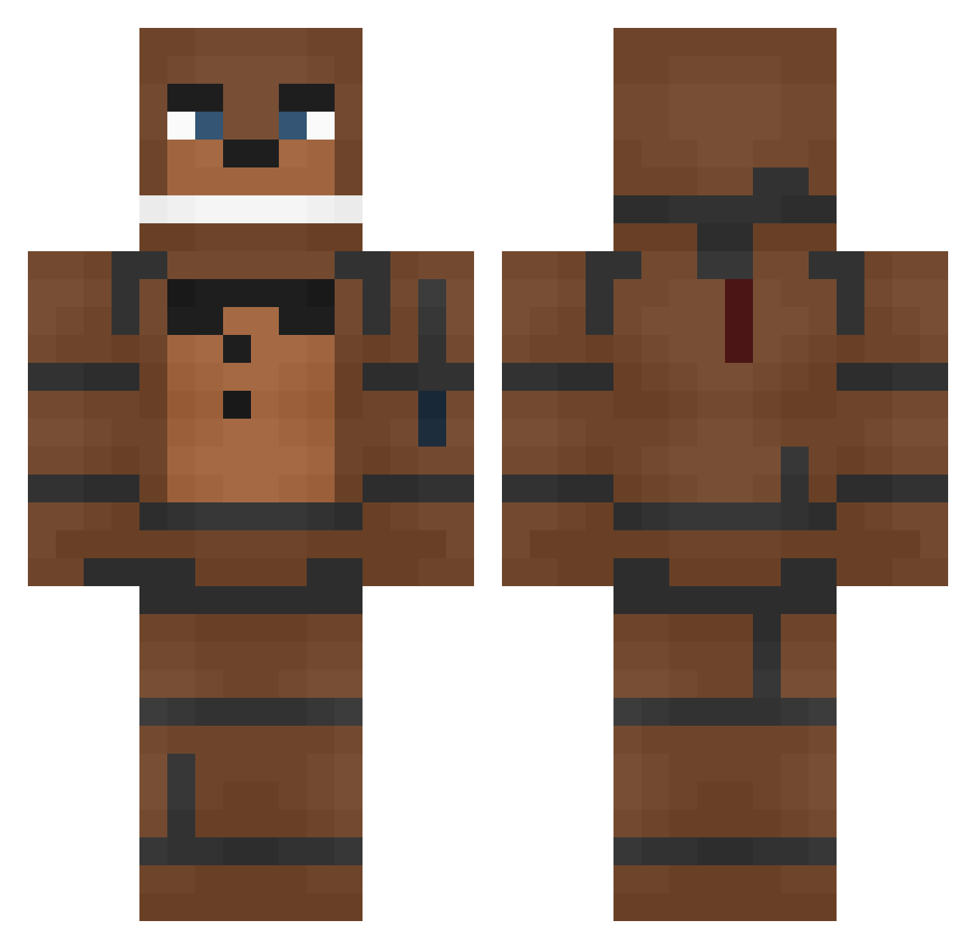 Zsombor5551 Minecraft skin, front and back view