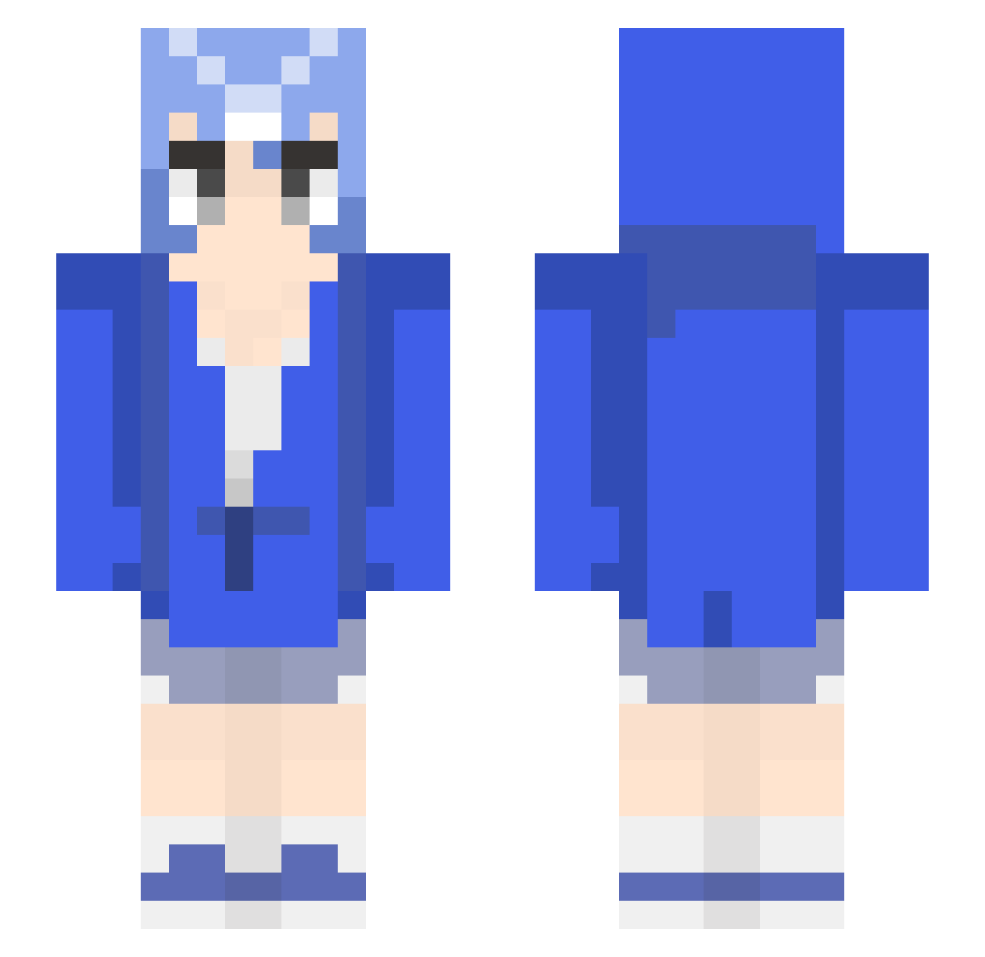 sion_1127 Minecraft skin, front and back view