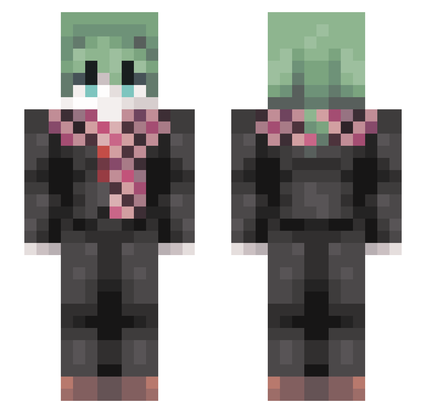 Mr_Hydra_ Minecraft skin, front and back view