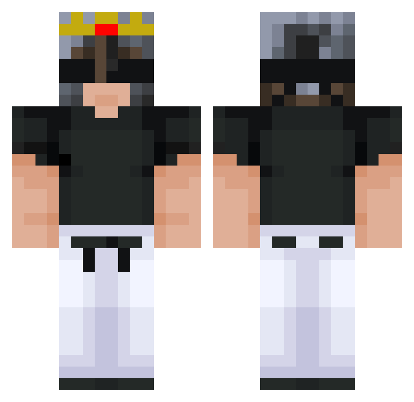 joejoealabama Minecraft skin, front and back view