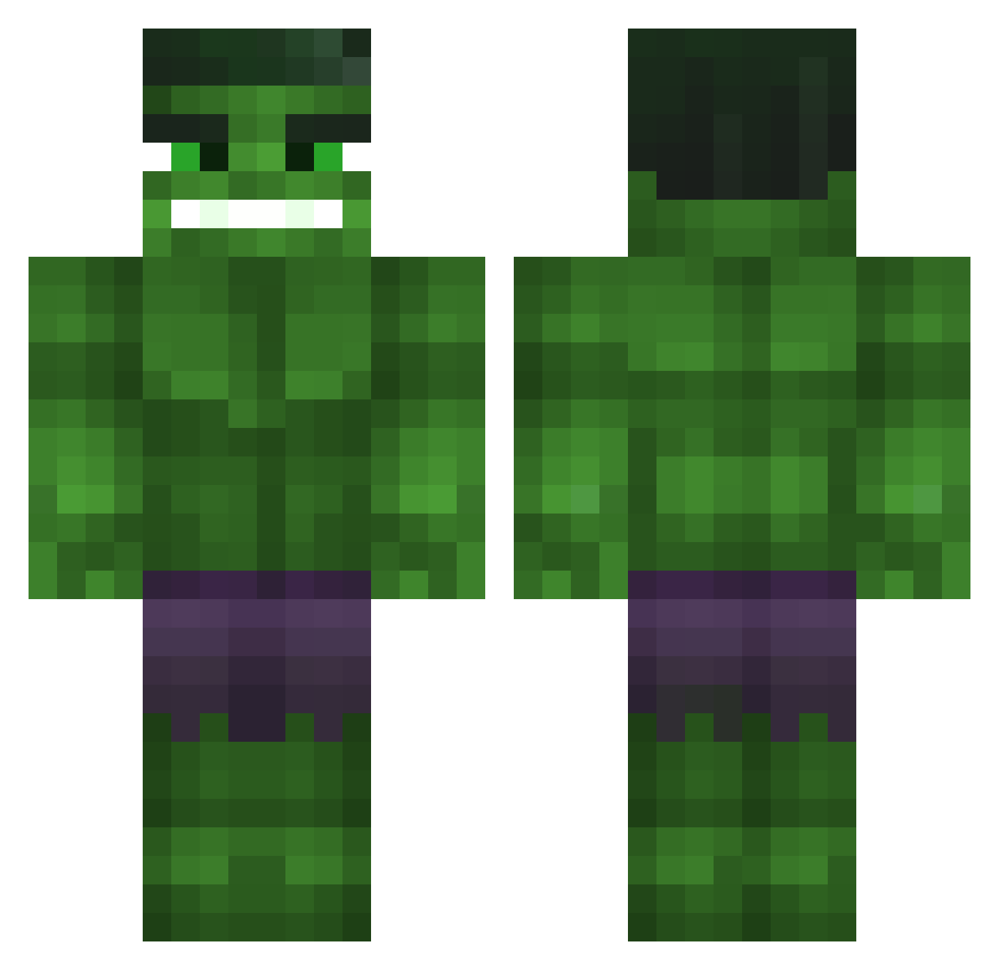 Oskar_Madsen Minecraft skin, front and back view