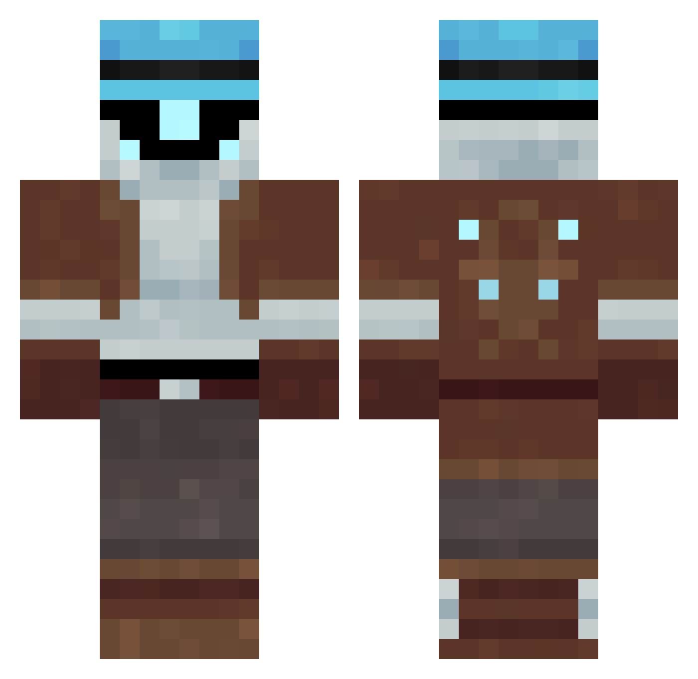prochibaks144 Minecraft skin, front and back view