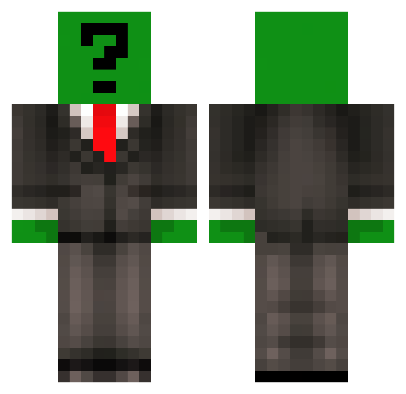 _Montek_ Minecraft skin, front and back view