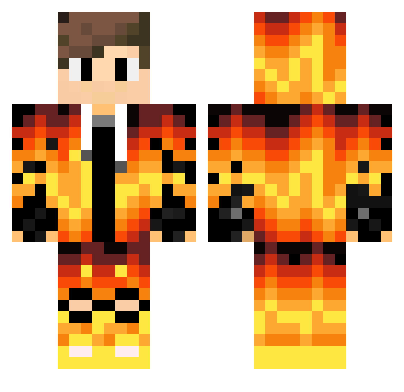 NovaTrick_YT Minecraft skin, front and back view