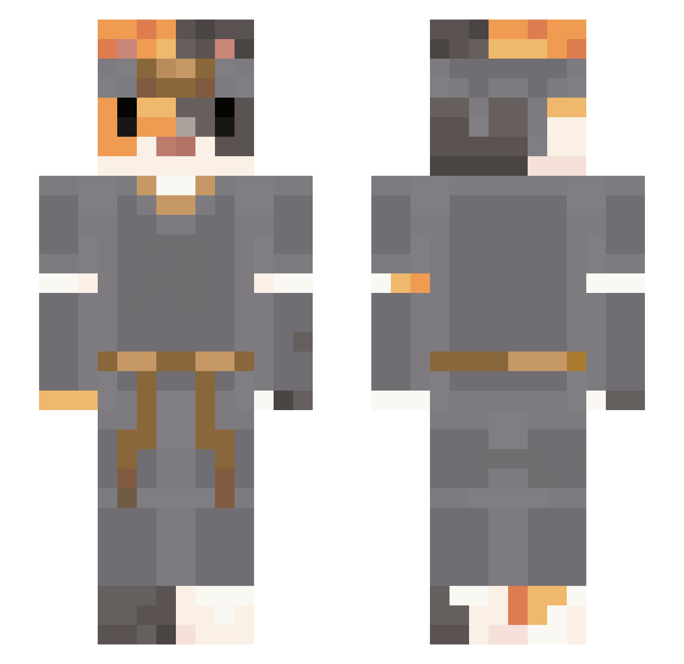 nnec_ Minecraft skin, front and back view
