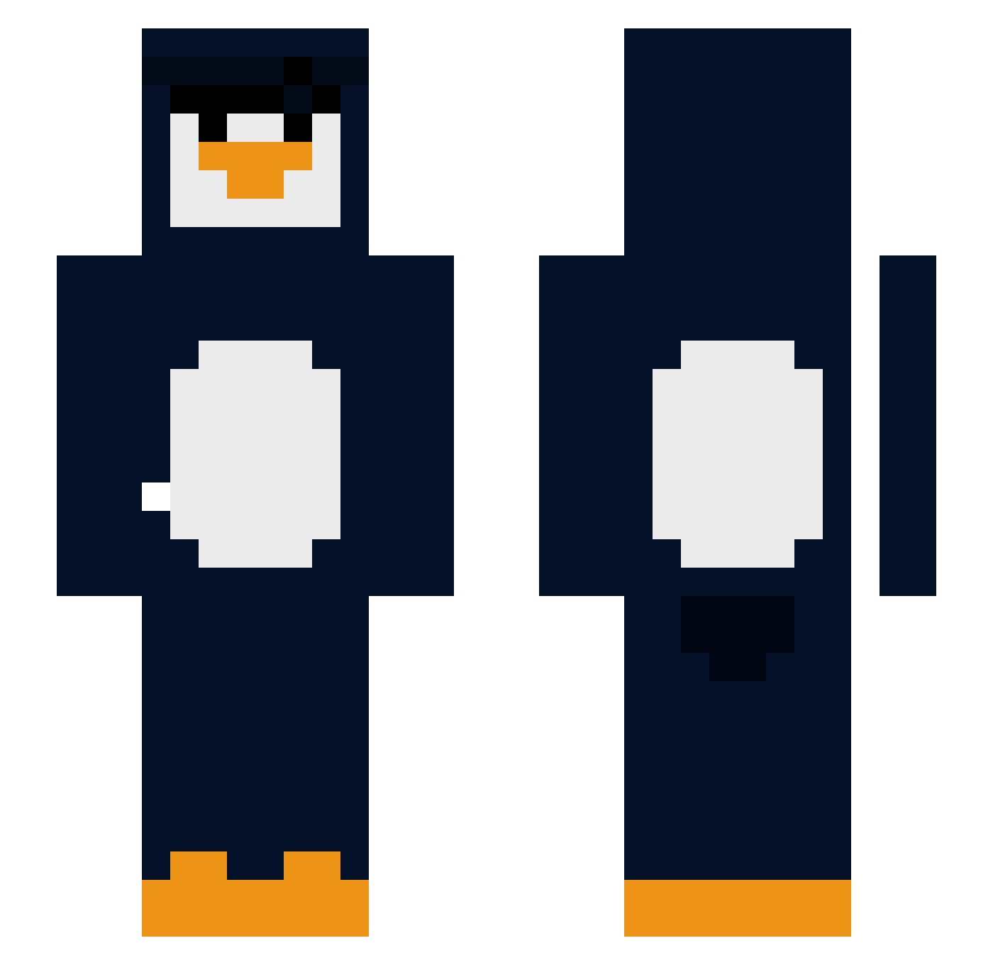 Mr_Nobody_Care Minecraft skin, front and back view