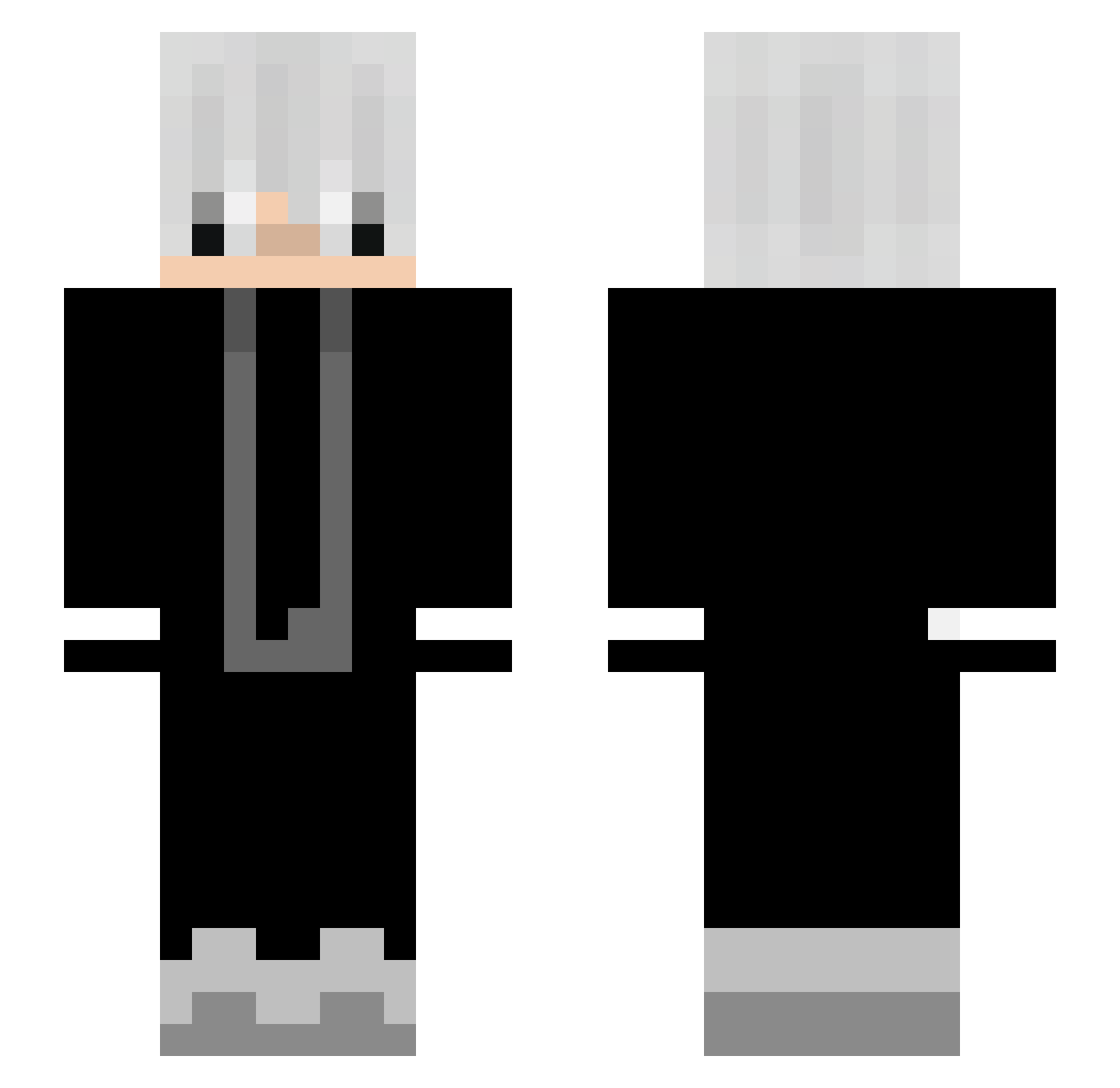 yMugm_ Minecraft skin, front and back view