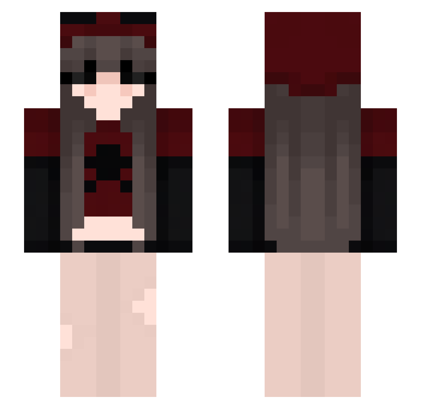 liindsay Minecraft skin, front and back view