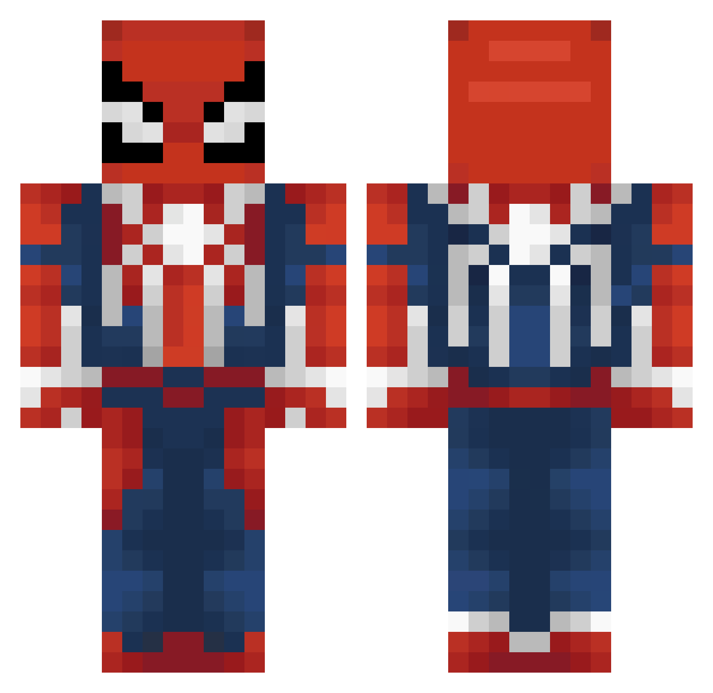 Mac_Cheese3 Minecraft skin, front and back view