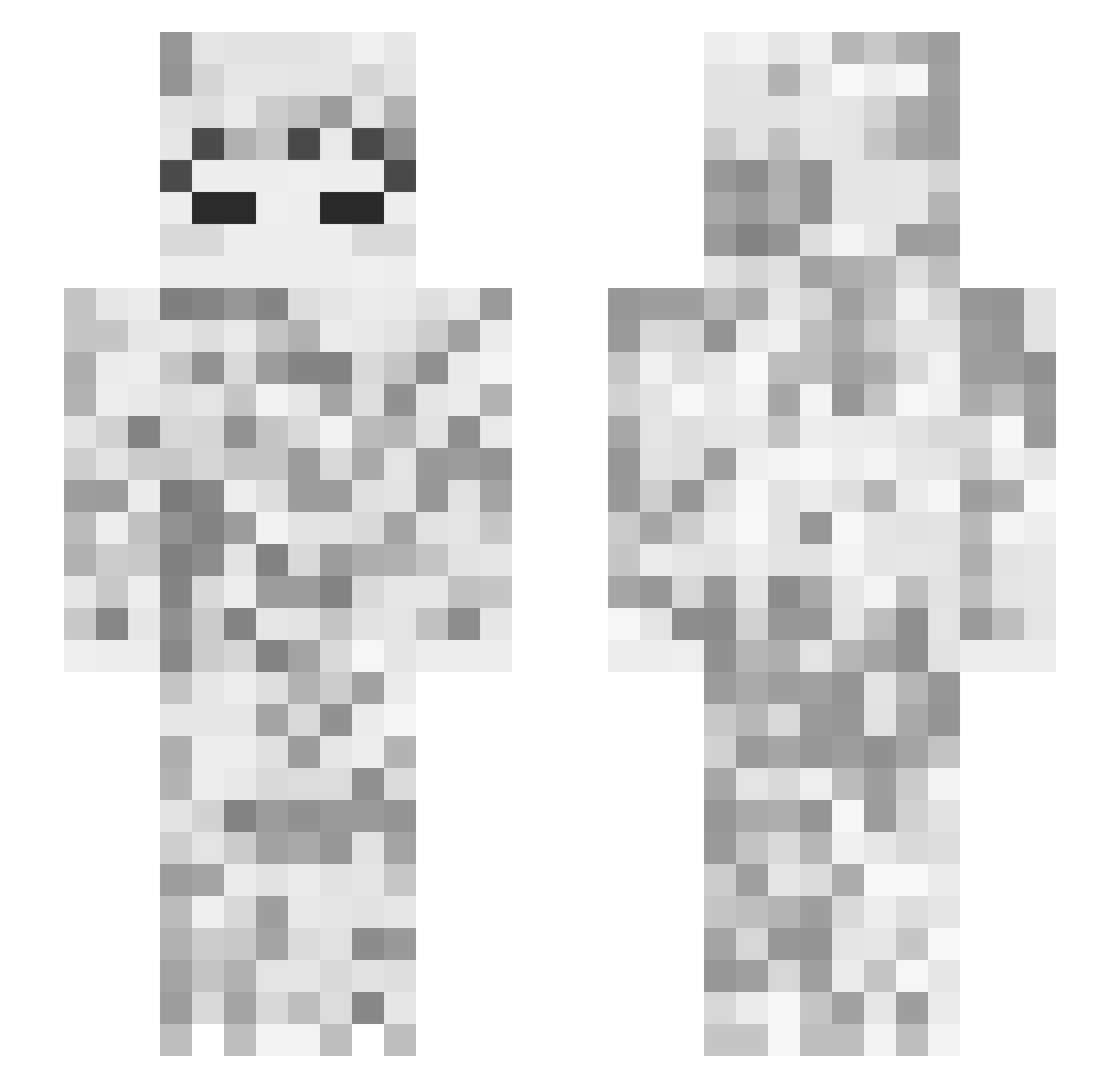 sukosixfusigi Minecraft skin, front and back view