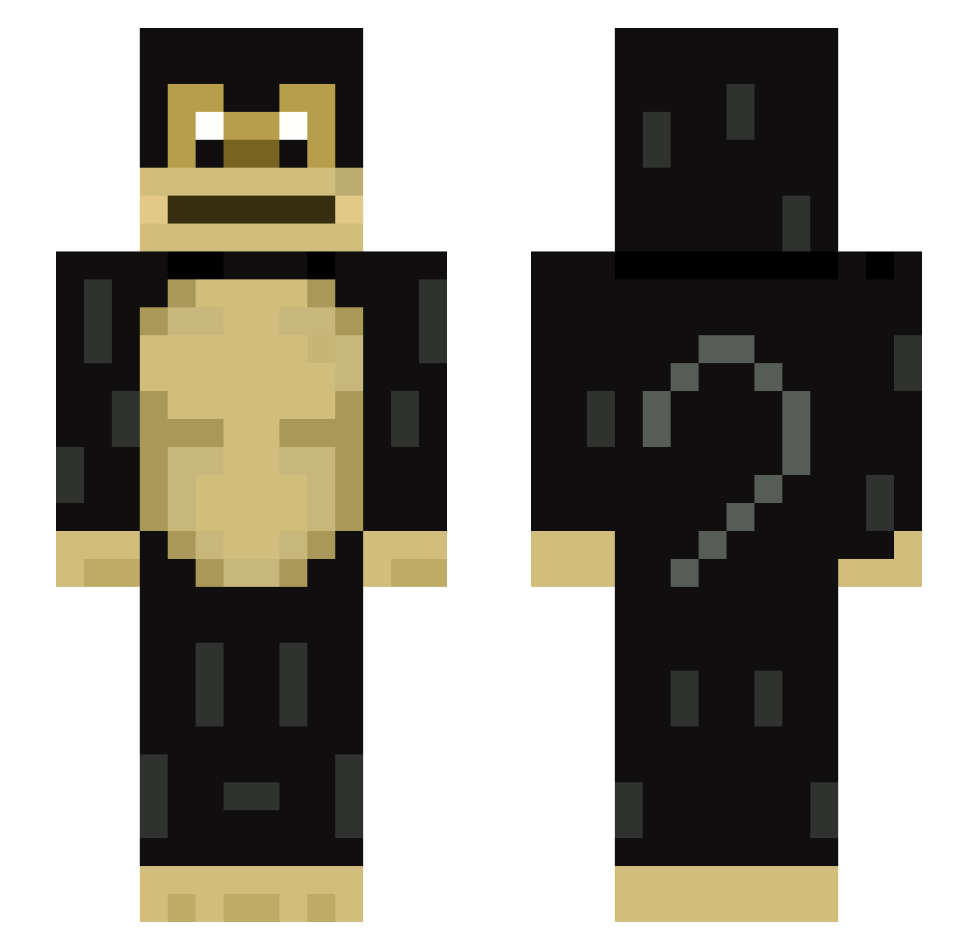 lipton1223 Minecraft skin, front and back view