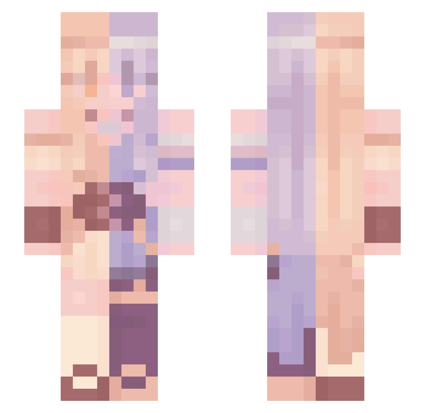 Mr_Fern_ Minecraft skin, front and back view
