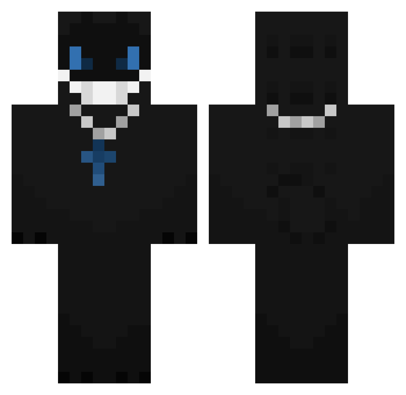 DanteCARP Minecraft skin, front and back view
