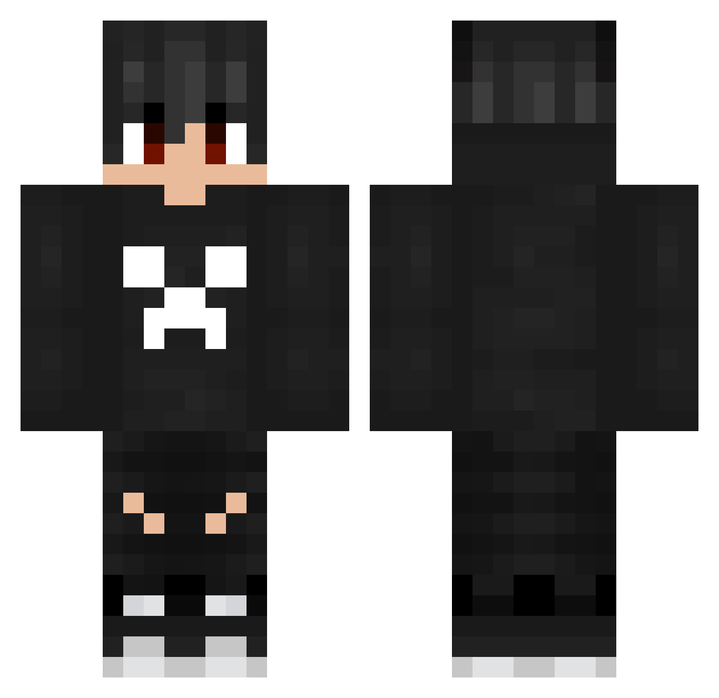Skythunder1964 Minecraft skin, front and back view