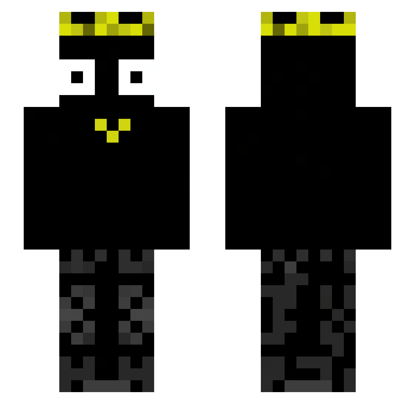 iMart1n Minecraft skin, front and back view