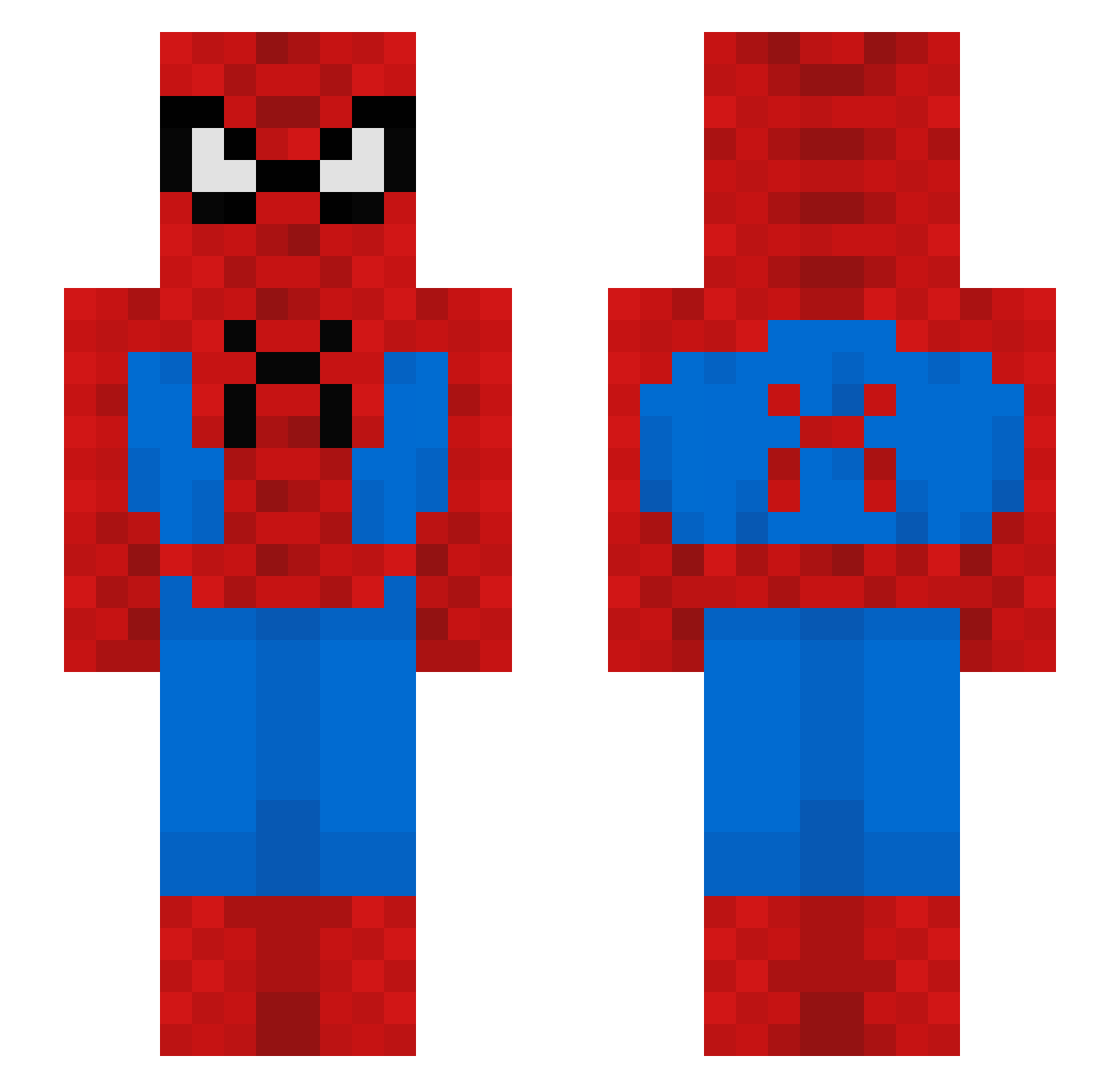 Lexandarrr Minecraft skin, front and back view